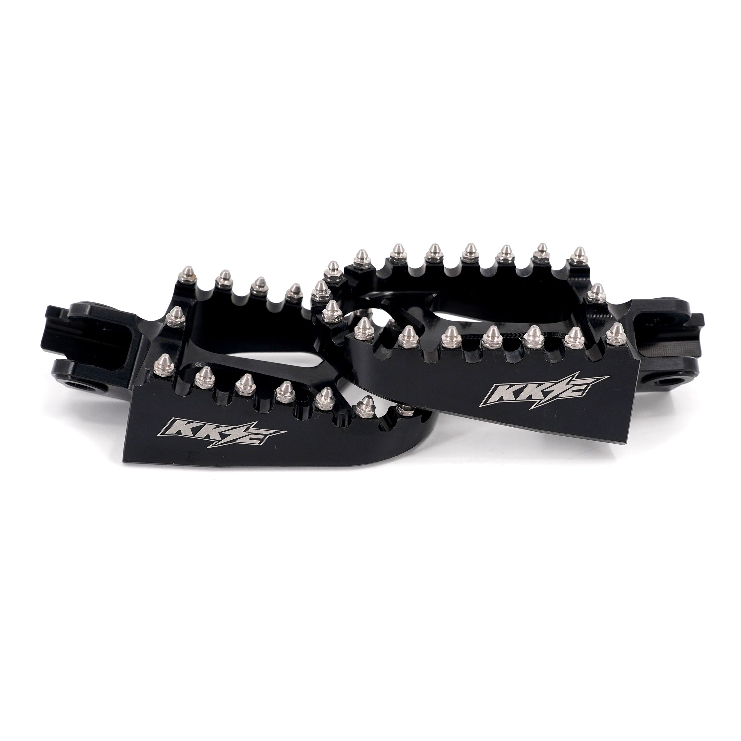 KKE Footpegs Billet Foot Rest For Rawrr Mantis, Mantis X, Red and Black (Collective) KKE Racing