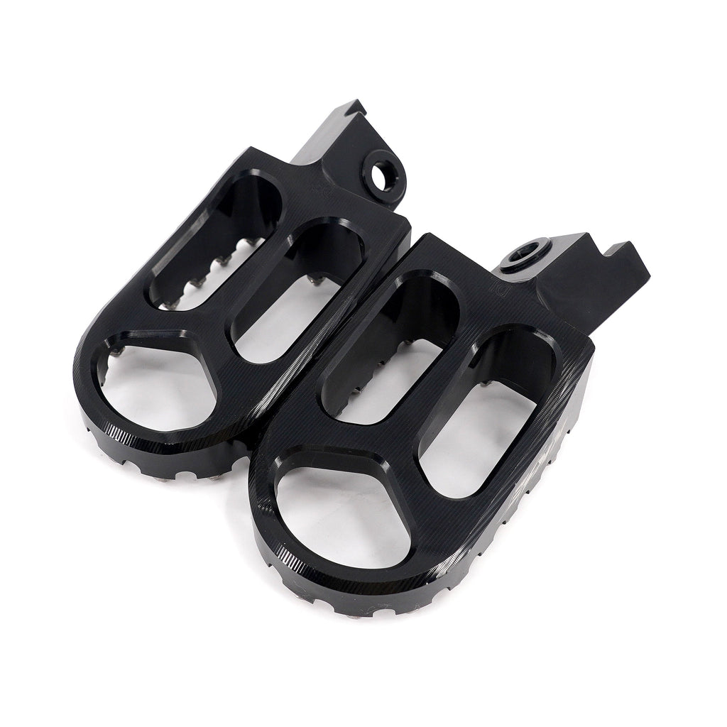 KKE Footpegs Billet Foot Rest For Rawrr Mantis, Mantis X, Red and Black (Collective) KKE Racing