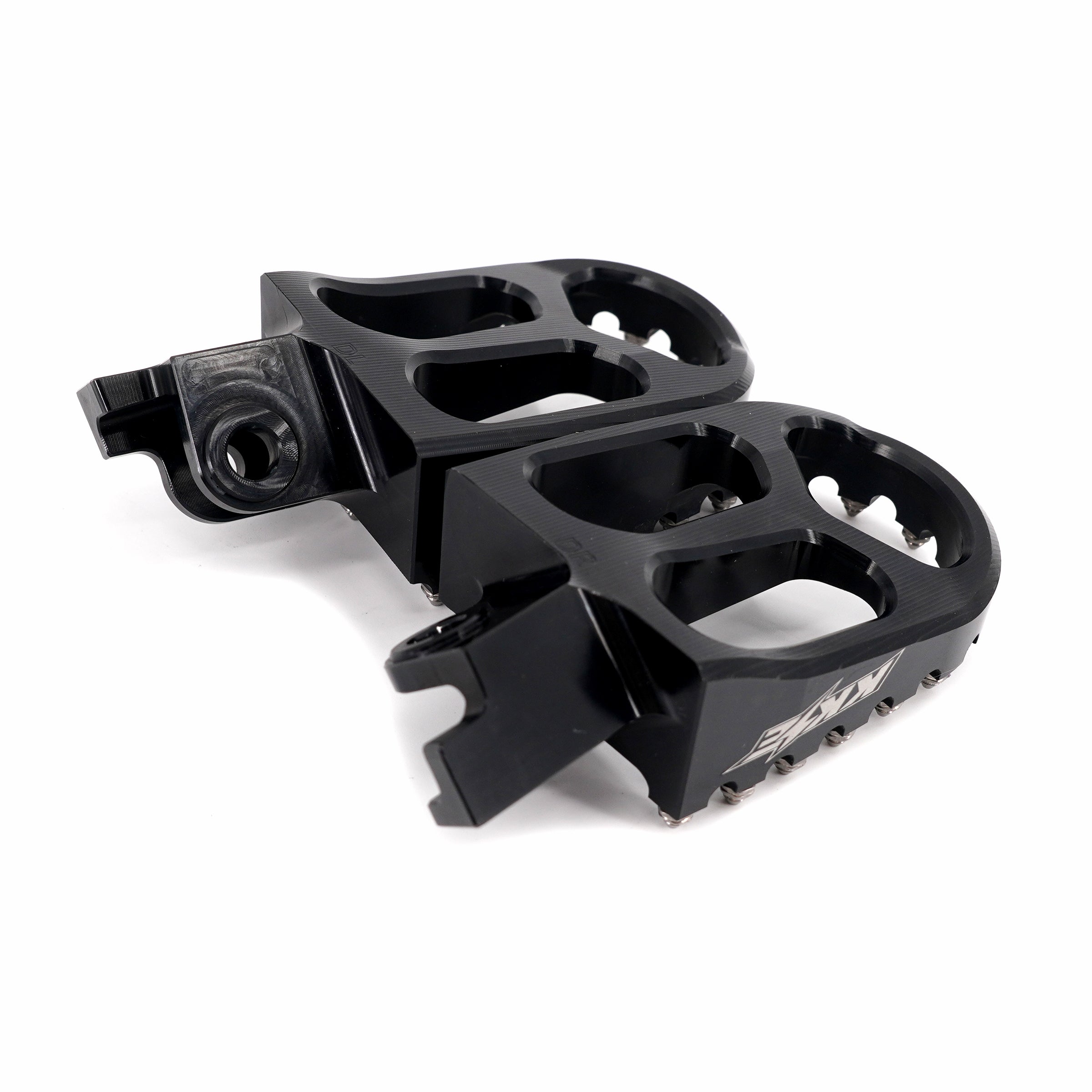 KKE Footpegs Billet Foot Rest For Rawrr Mantis, Mantis X, Red and Black (Collective) KKE Racing