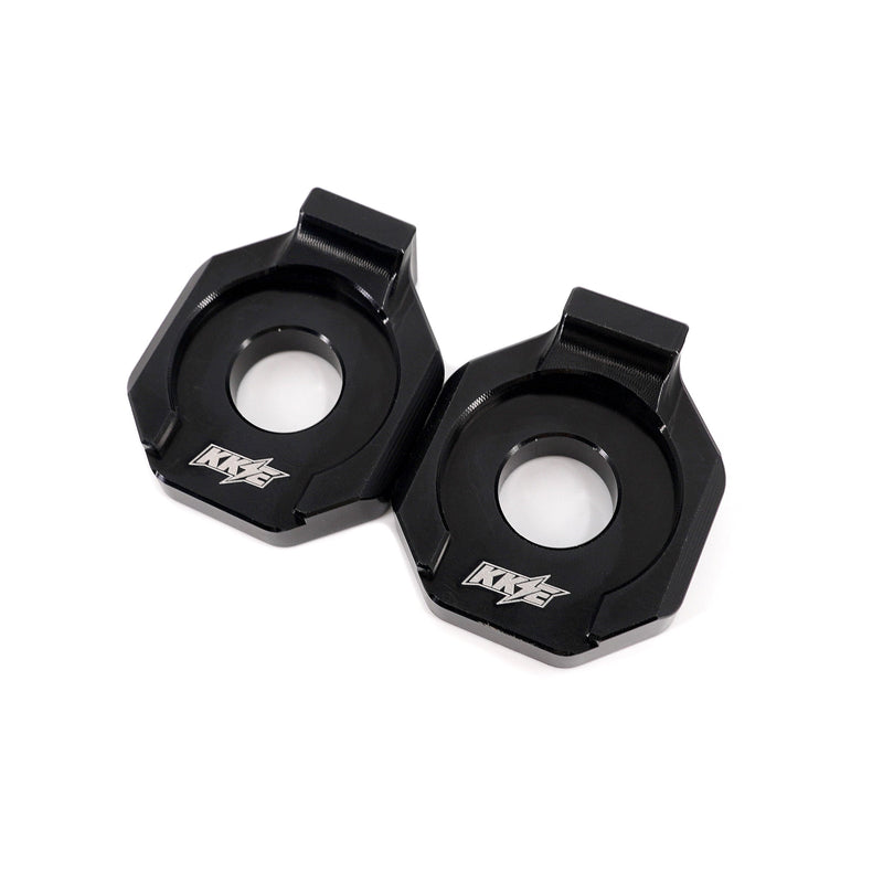 KKE Axle Chain Adjuster Blocks Fit Rawrr Mantis, Mantis X Black and Red (Collective) KKE Racing