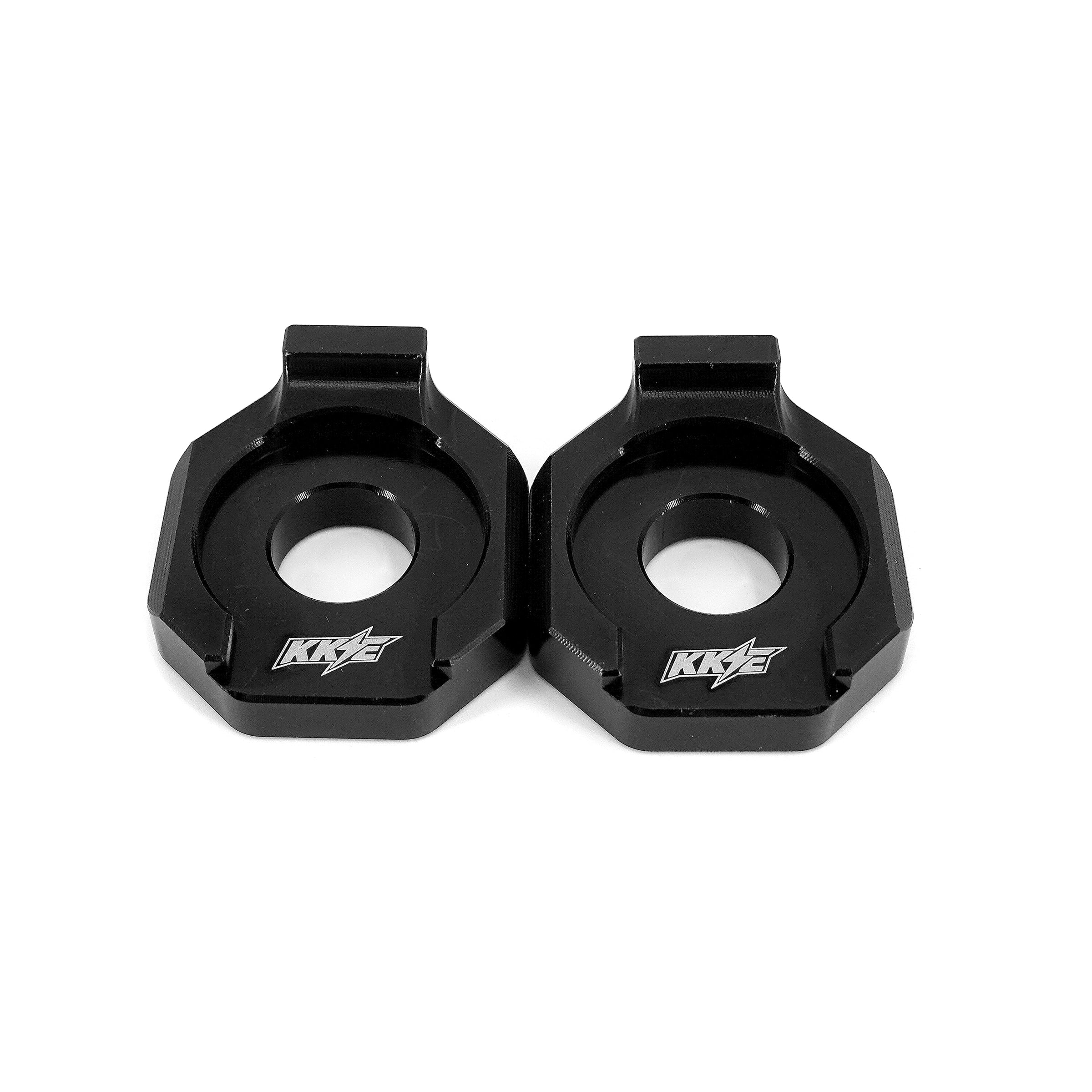 KKE Axle Chain Adjuster Blocks Fit Rawrr Mantis, Mantis X Black and Red (Collective) KKE Racing