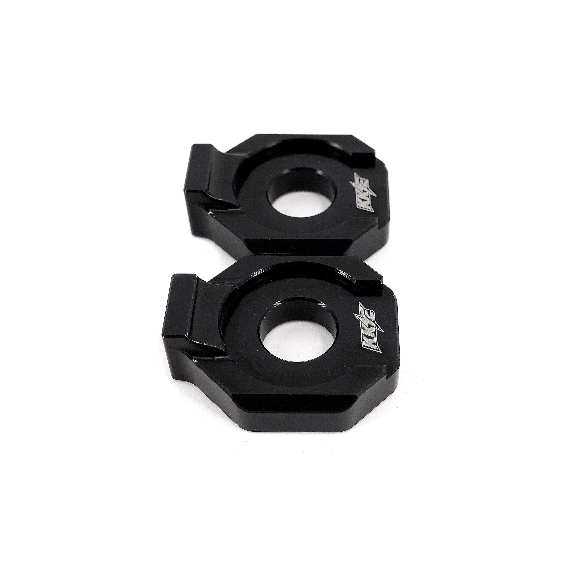 KKE Axle Chain Adjuster Blocks Fit Rawrr Mantis, Mantis X Black and Red (Collective) KKE Racing