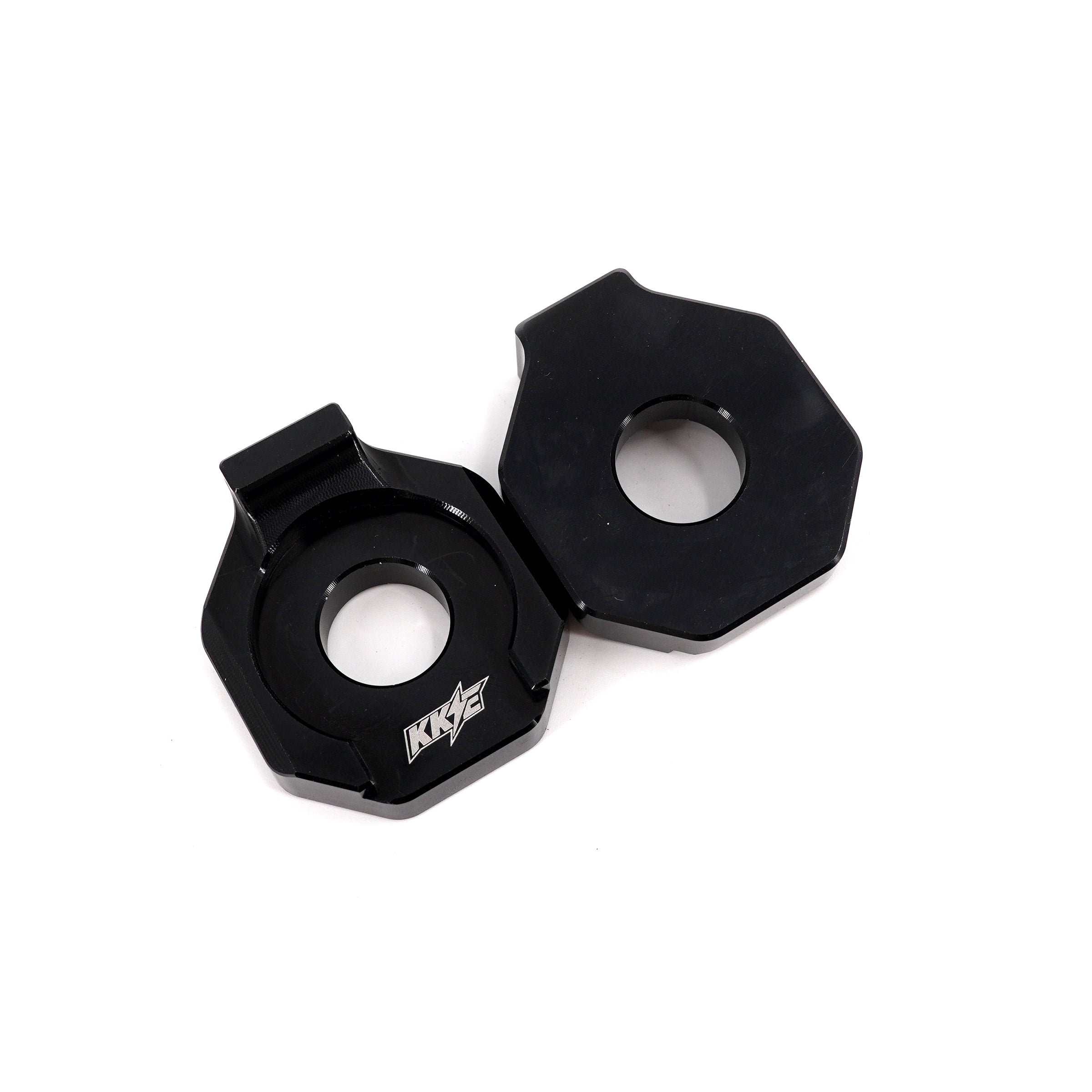KKE Axle Chain Adjuster Blocks Fit Rawrr Mantis, Mantis X Black and Red (Collective) KKE Racing