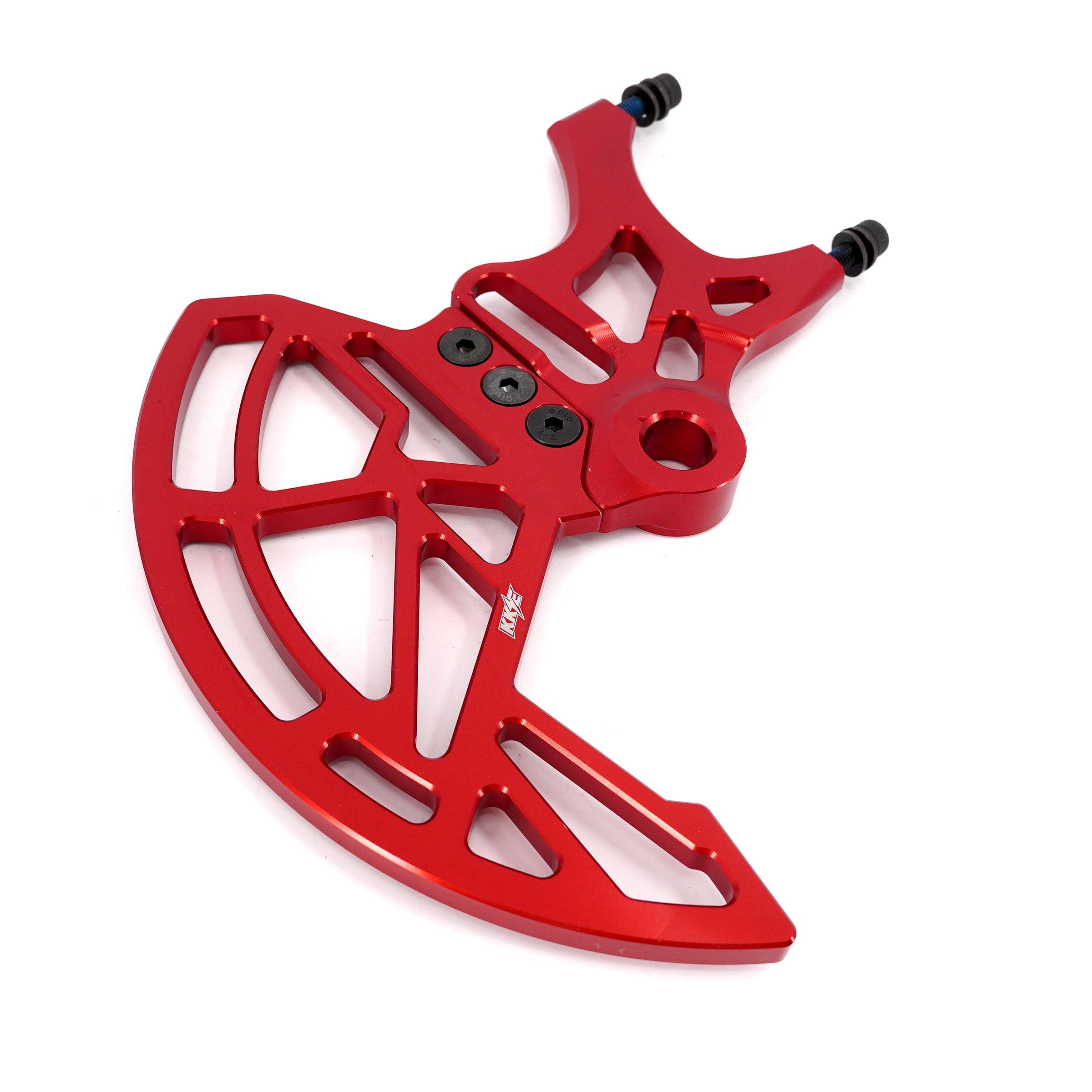 KKE Aluminum Rear Brake Disc Guard Fit Rawrr Mantis, Mantis X Red and Black (Collective) KKE Racing