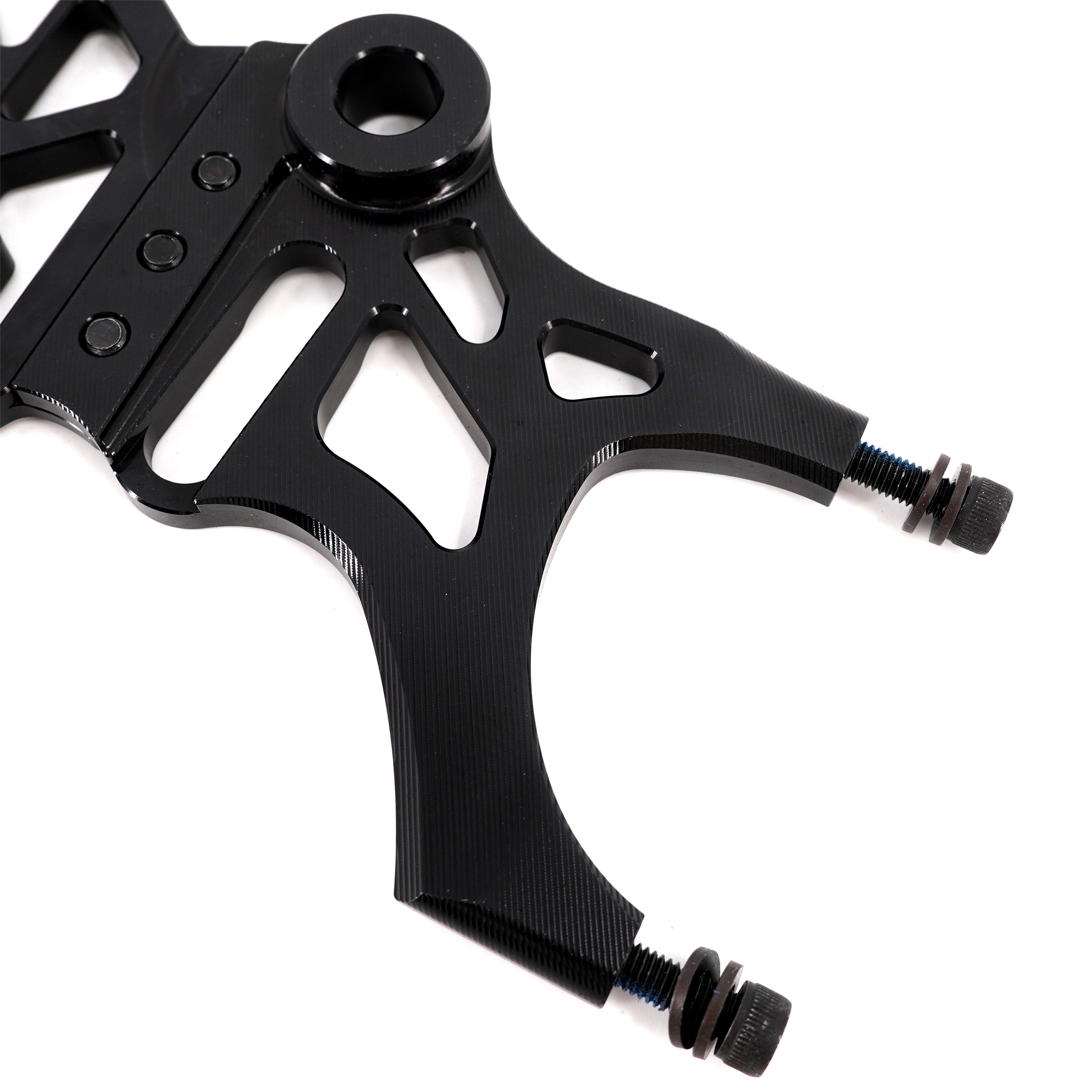 KKE Aluminum Rear Brake Disc Guard Fit Rawrr Mantis, Mantis X Red and Black (Collective) KKE Racing