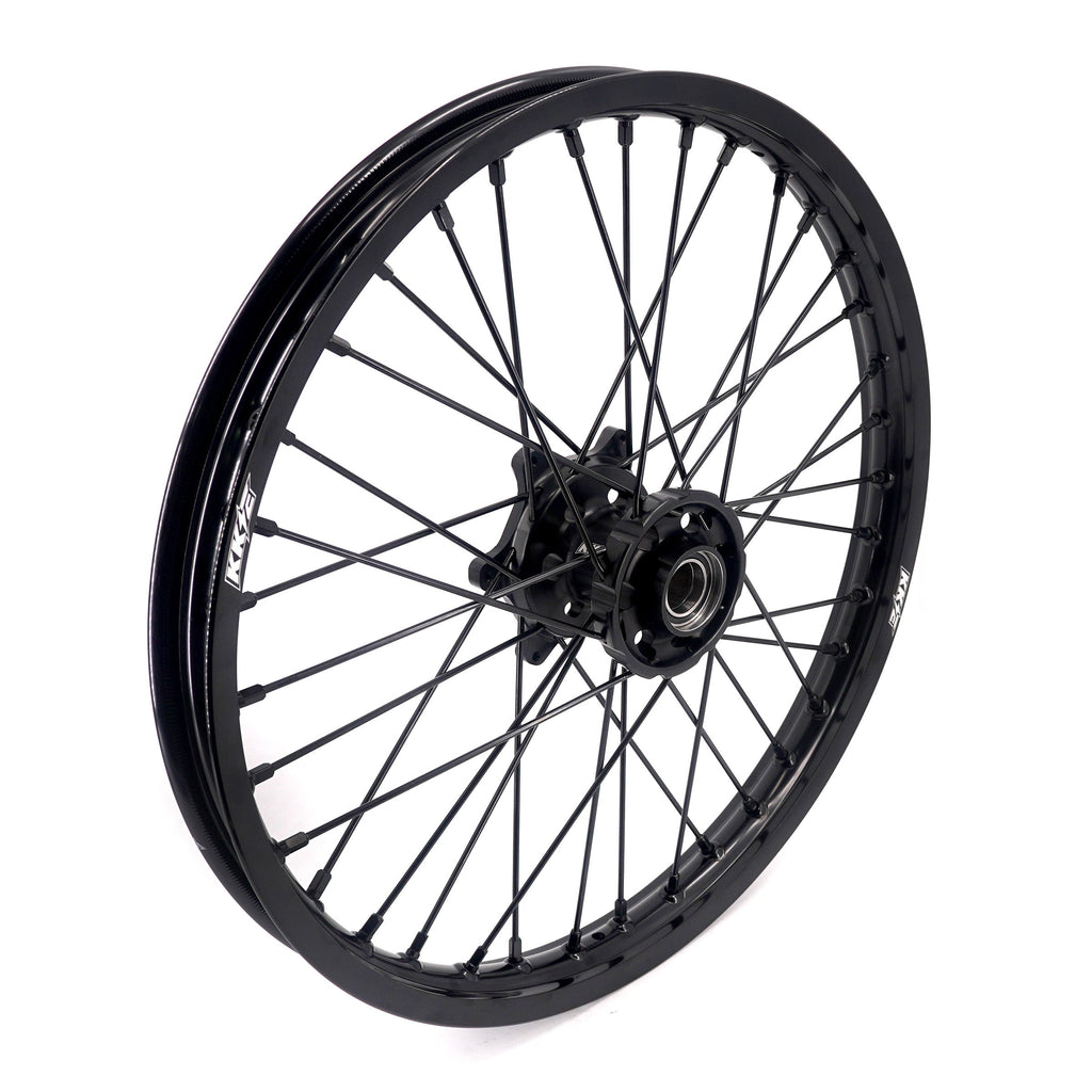 KKE Enduro 1.6*21" & 2.15*18" CNC Hub Electric Dirtbike Alloy Wheels Rims Fit STARK VARG MX EX All Black KKE Racing