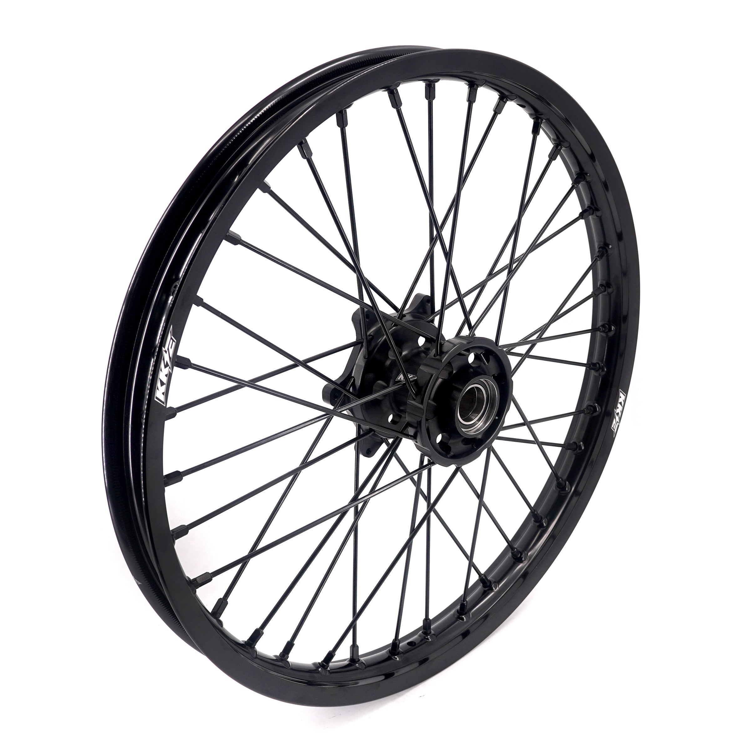 KKE Enduro 1.6*21" & 2.15*18" CNC Hub Electric Dirtbike Alloy Wheels Rims Fit STARK VARG MX EX All Black KKE Racing