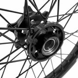 KKE Enduro 1.6*21" & 2.15*18" CNC Hub Electric Dirtbike Alloy Wheels Rims Fit STARK VARG MX EX All Black KKE Racing