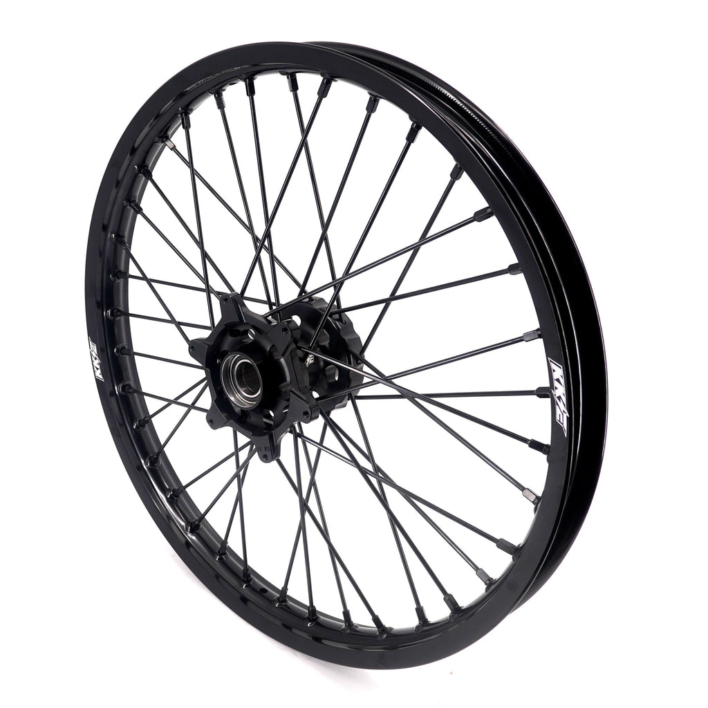KKE Enduro 1.6*21" & 2.15*18" CNC Hub Electric Dirtbike Alloy Wheels Rims Fit STARK VARG MX EX All Black KKE Racing