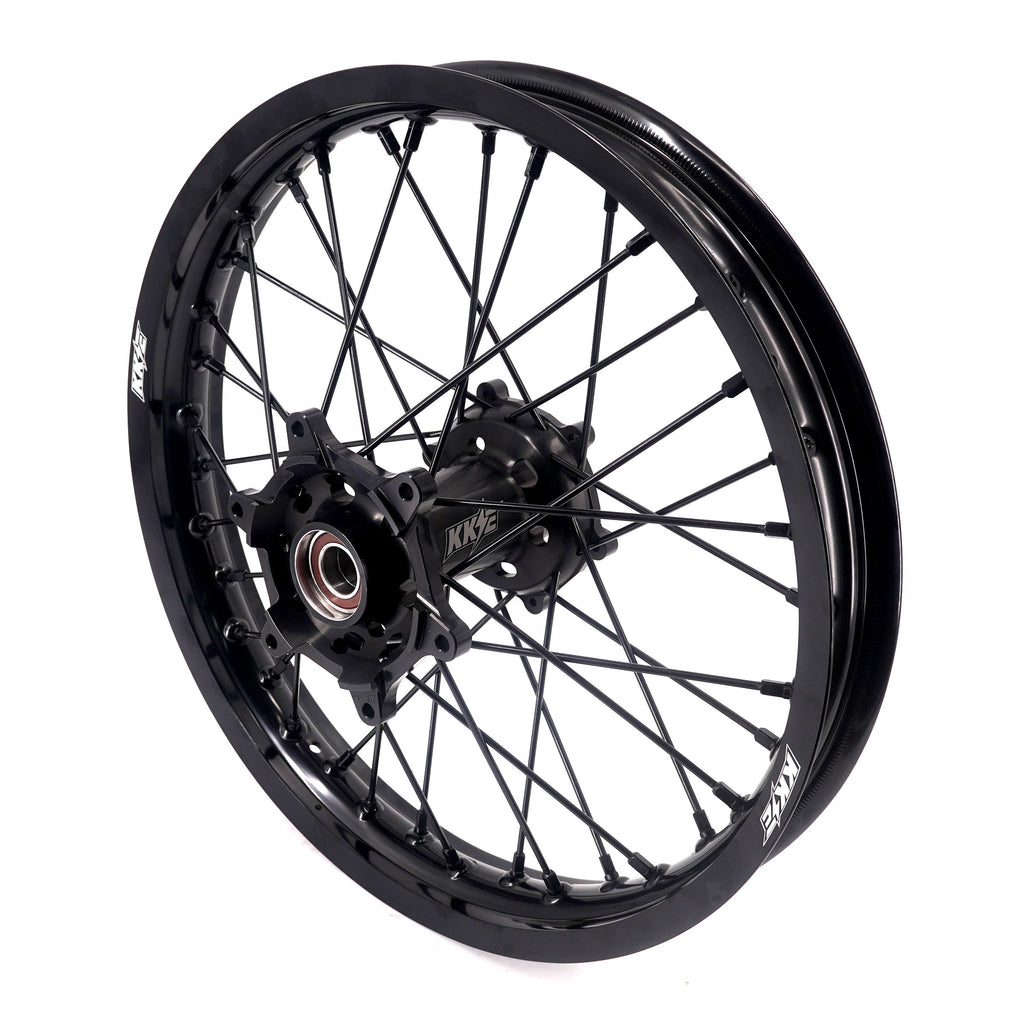 KKE Enduro 1.6*21" & 2.15*18" CNC Hub Electric Dirtbike Alloy Wheels Rims Fit STARK VARG MX EX All Black KKE Racing