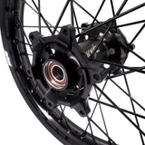 KKE Enduro 1.6*21" & 2.15*18" CNC Hub Electric Dirtbike Alloy Wheels Rims Fit STARK VARG MX EX All Black KKE Racing