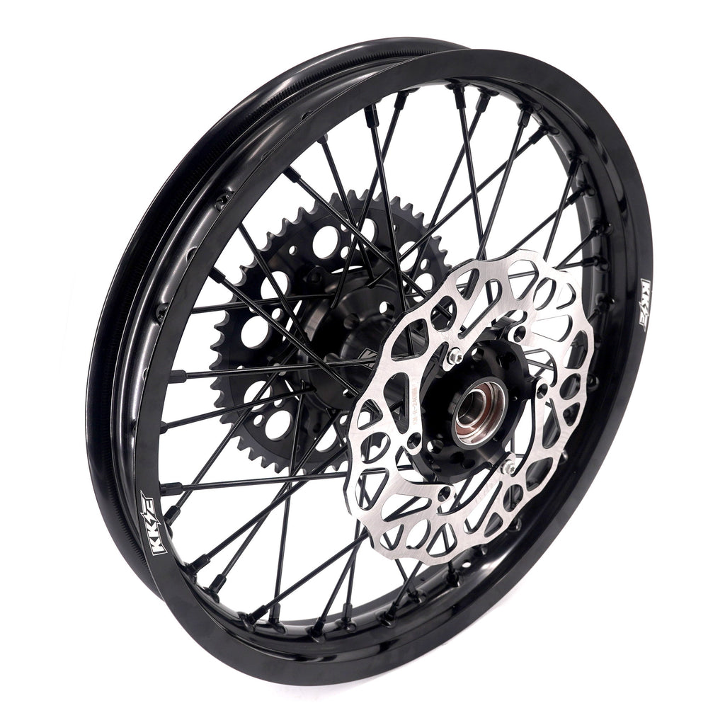 KKE Enduro 1.6*21" & 2.15*18" CNC Hub Electric Dirtbike Alloy Wheels Rims Fit STARK VARG MX EX All Black KKE Racing