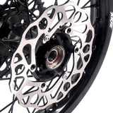 KKE Enduro 1.6*21" & 2.15*18" CNC Hub Electric Dirtbike Alloy Wheels Rims Fit STARK VARG MX EX All Black KKE Racing