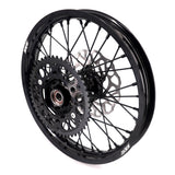 KKE Enduro 1.6*21" & 2.15*18" CNC Hub Electric Dirtbike Alloy Wheels Rims Fit STARK VARG MX EX All Black KKE Racing