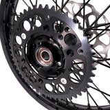 KKE Enduro 1.6*21" & 2.15*18" CNC Hub Electric Dirtbike Alloy Wheels Rims Fit STARK VARG MX EX All Black KKE Racing