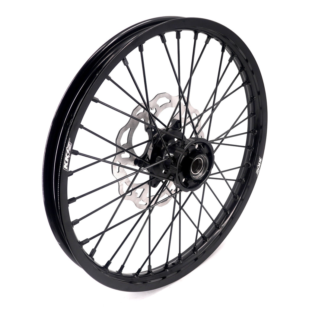 KKE Enduro 1.6*21" & 2.15*18" CNC Hub Electric Dirtbike Alloy Wheels Rims Fit STARK VARG MX EX All Black KKE Racing