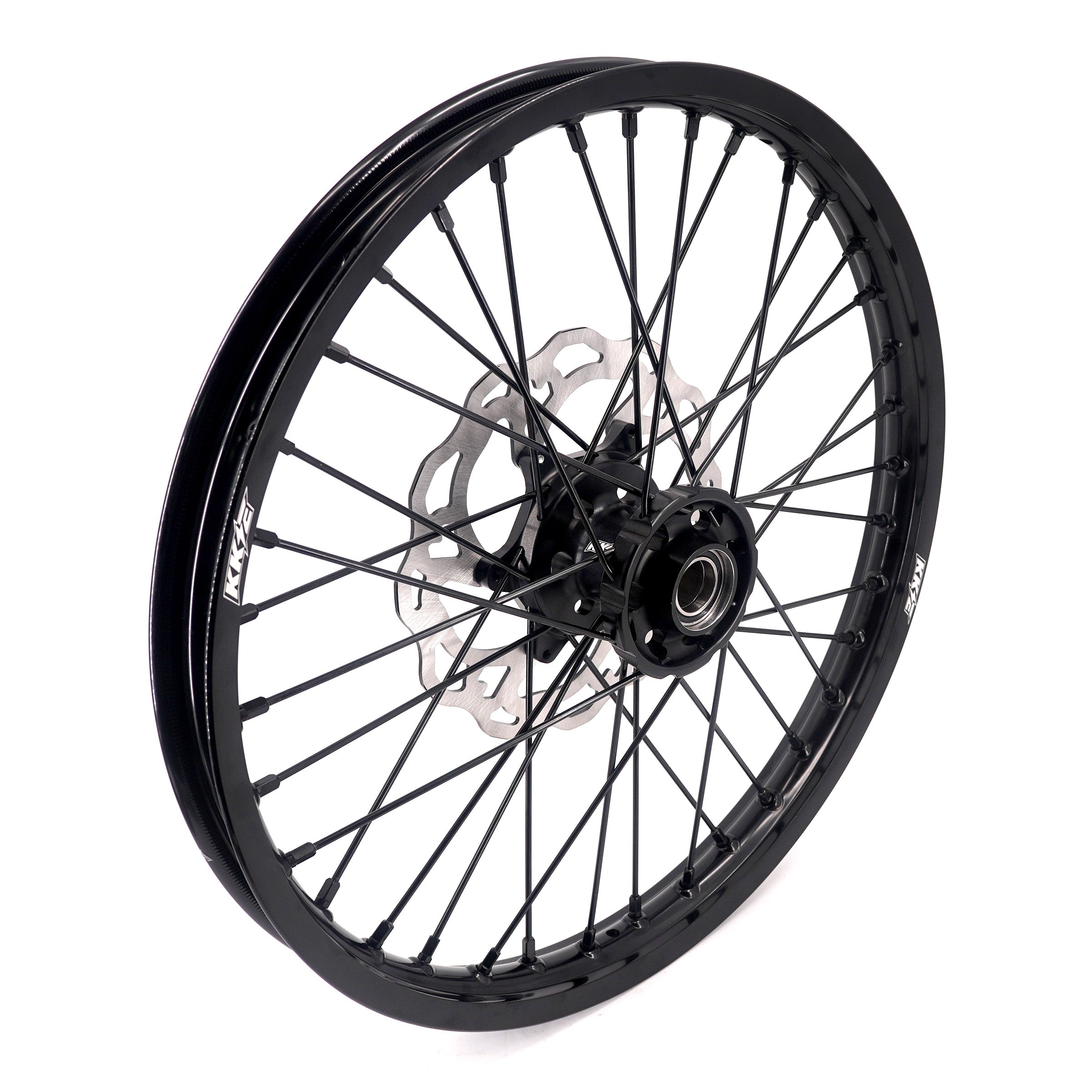 KKE Enduro 1.6*21" & 2.15*18" CNC Hub Electric Dirtbike Alloy Wheels Rims Fit STARK VARG MX EX All Black KKE Racing