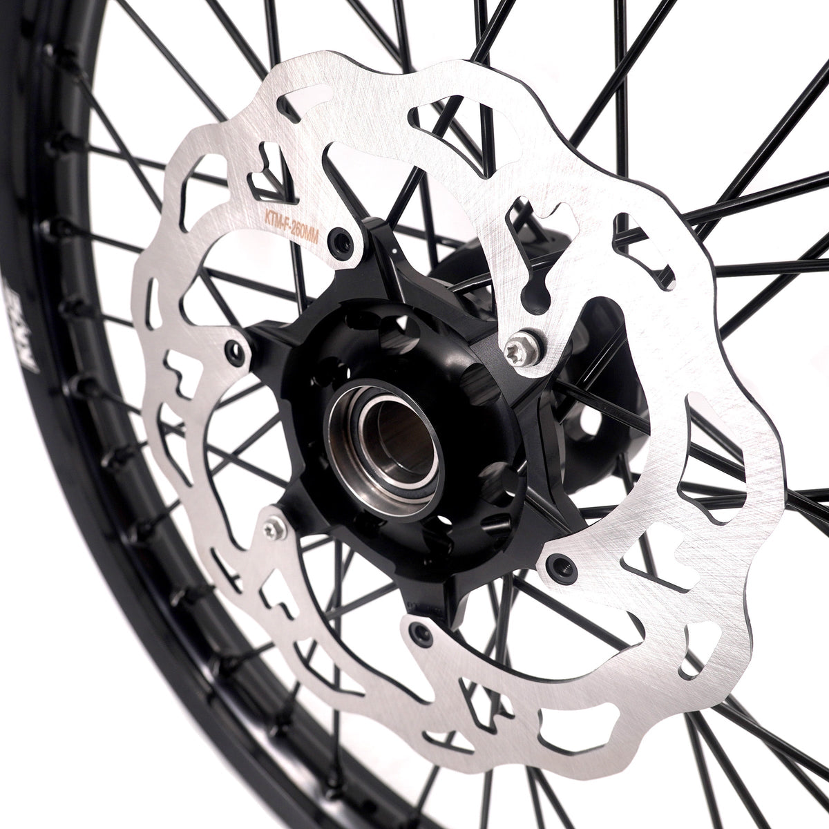 KKE Enduro 1.6*21" & 2.15*18" CNC Hub Electric Dirtbike Alloy Wheels Rims Fit STARK VARG MX EX All Black KKE Racing