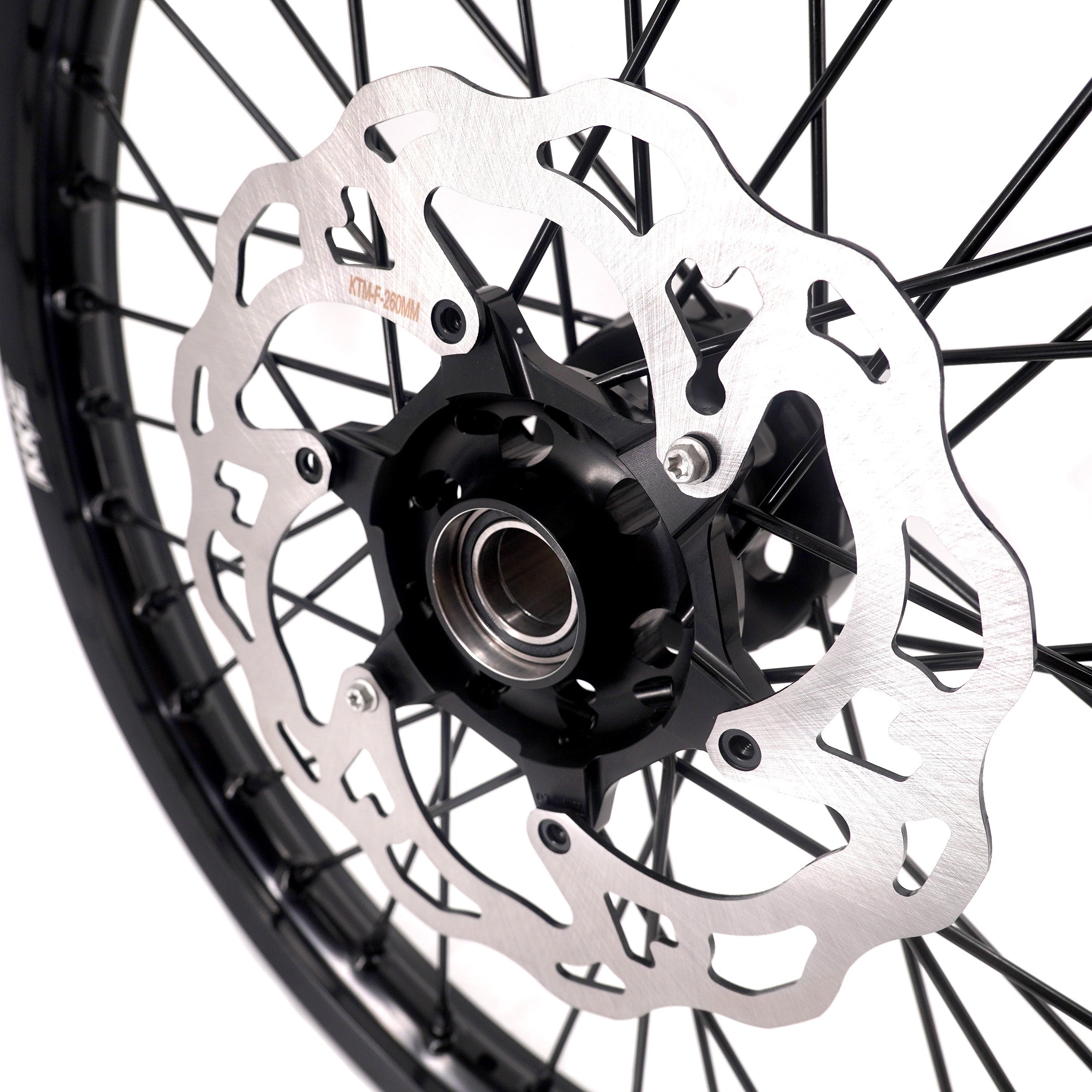 KKE Enduro 1.6*21" & 2.15*18" CNC Hub Electric Dirtbike Alloy Wheels Rims Fit STARK VARG MX EX All Black KKE Racing