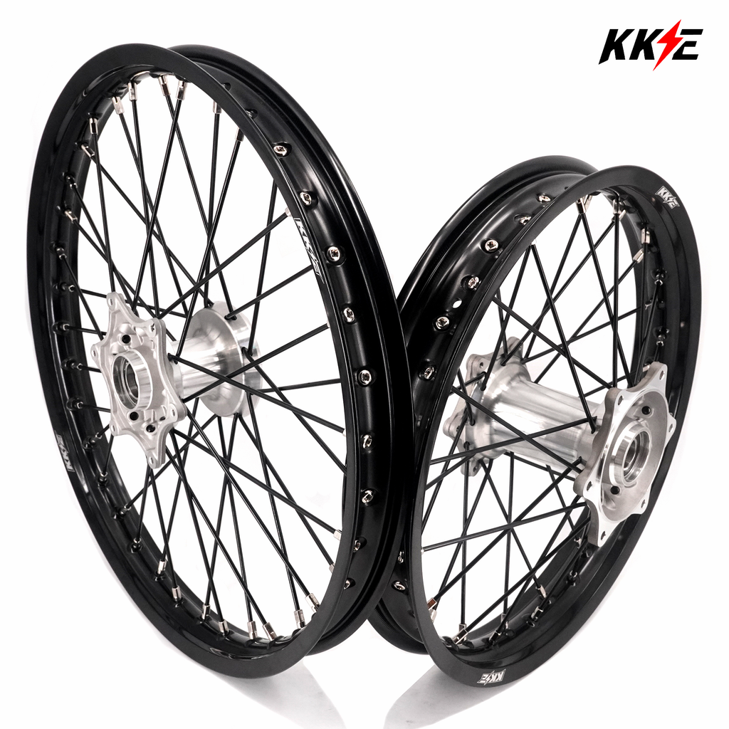 KKE Enduro 1.6*21" & 2.15*18" Cast Hub Electric Dirtbike Alloy Wheels Rims Fit STARK VARG MX EX KKE Racing