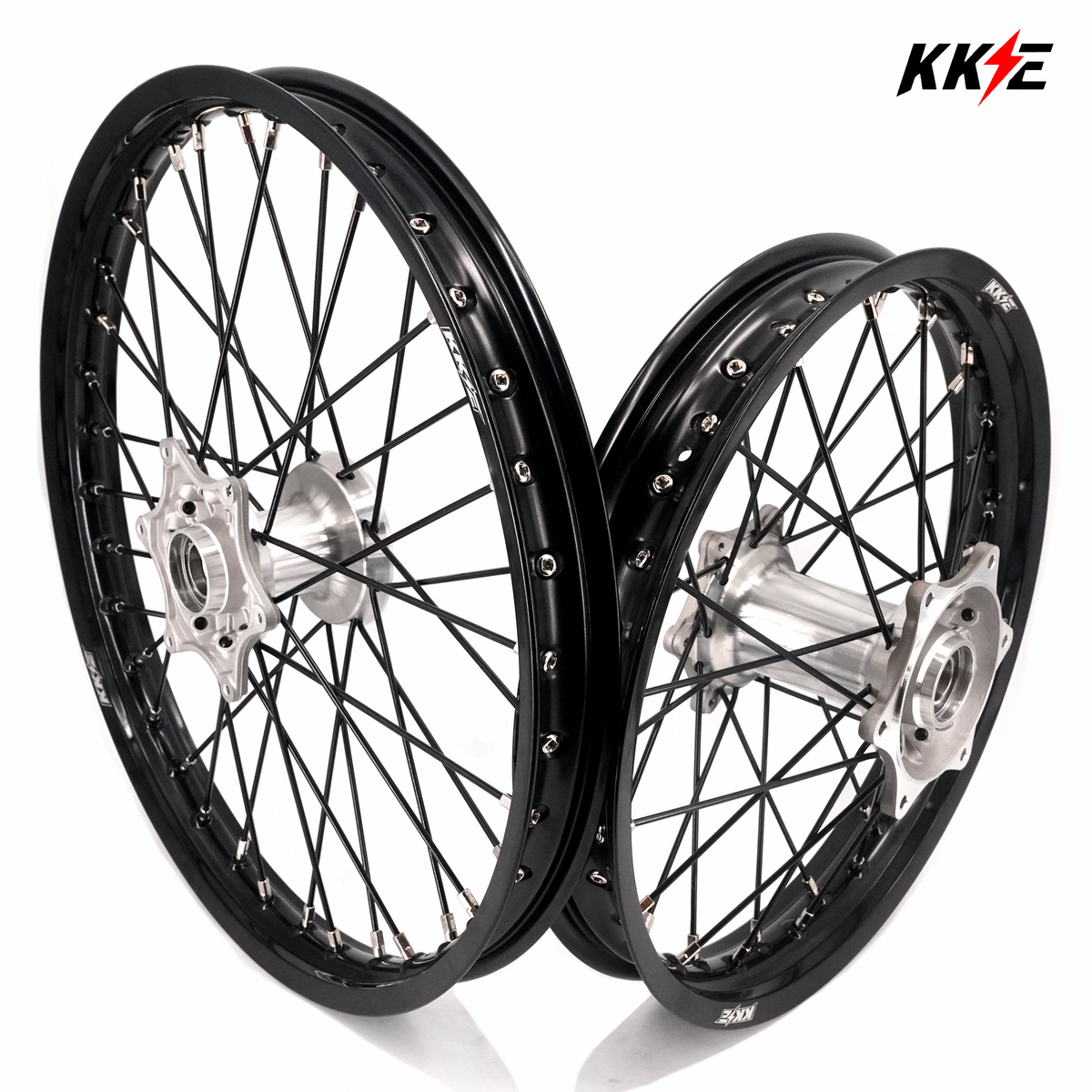 KKE Enduro 1.6*21" & 2.15*18" Cast Hub Electric Dirtbike Alloy Wheels Rims Fit STARK VARG MX EX KKE Racing