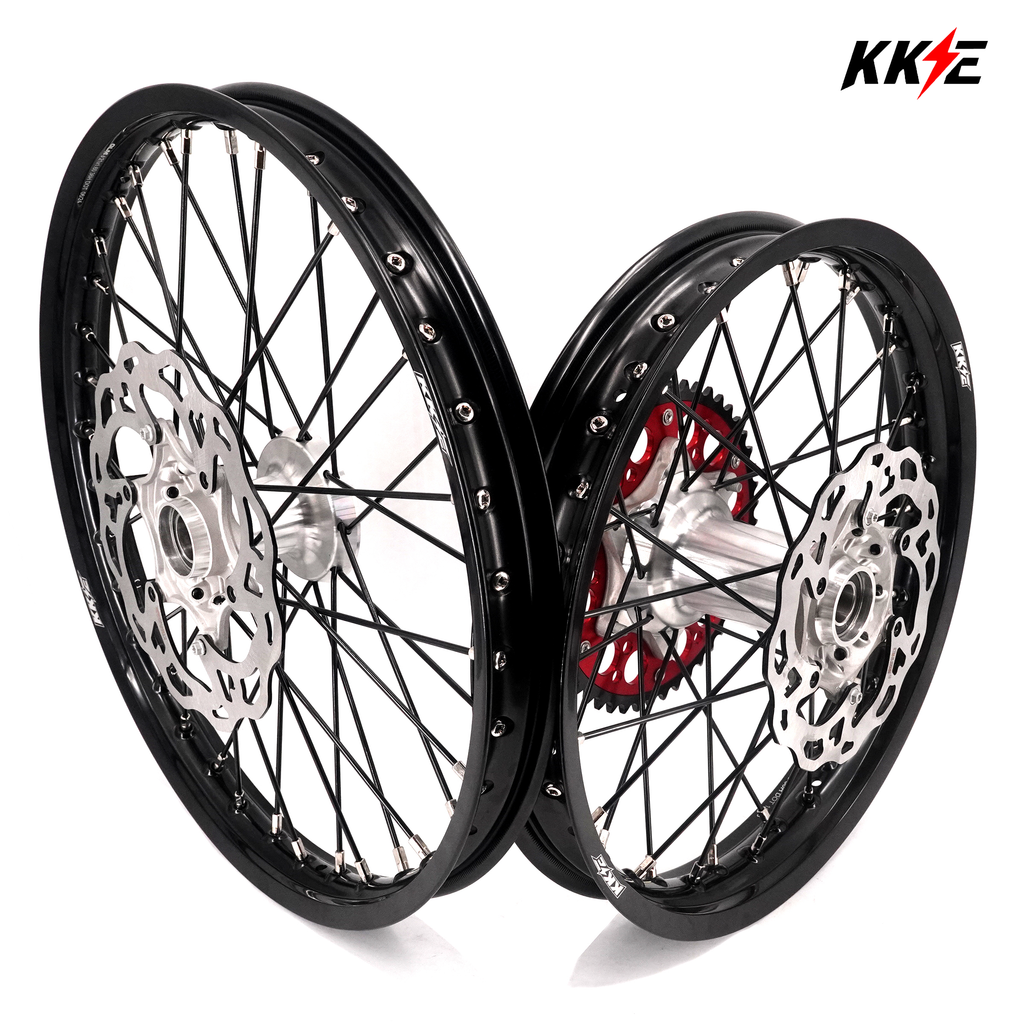 KKE Enduro 1.6*21" & 2.15*18" Cast Hub Electric Dirtbike Alloy Wheels Rims Fit STARK VARG MX EX KKE Racing