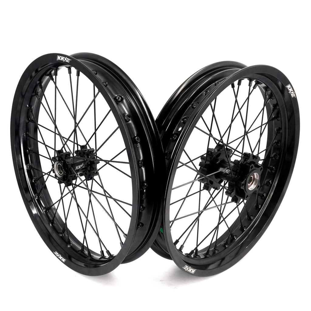 US Stock KKE 2.15*17 & 2.5*17 E-bike Wheels Rims Fit Talaria Sting MX3 / R MX4 / x3 (xXx) All Black KKE Racing