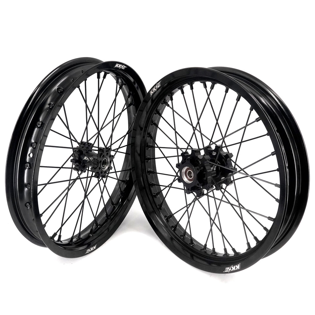 US Stock KKE 2.15*17 & 2.5*17 E-bike Wheels Rims Fit Talaria Sting MX3 / R MX4 / x3 (xXx) All Black KKE Racing