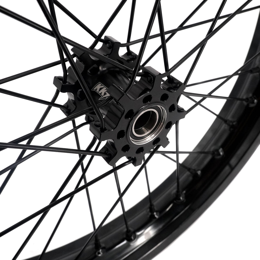 US Stock KKE 2.15*17 & 2.5*17 E-bike Wheels Rims Fit Talaria Sting MX3 / R MX4 / x3 (xXx) All Black KKE Racing