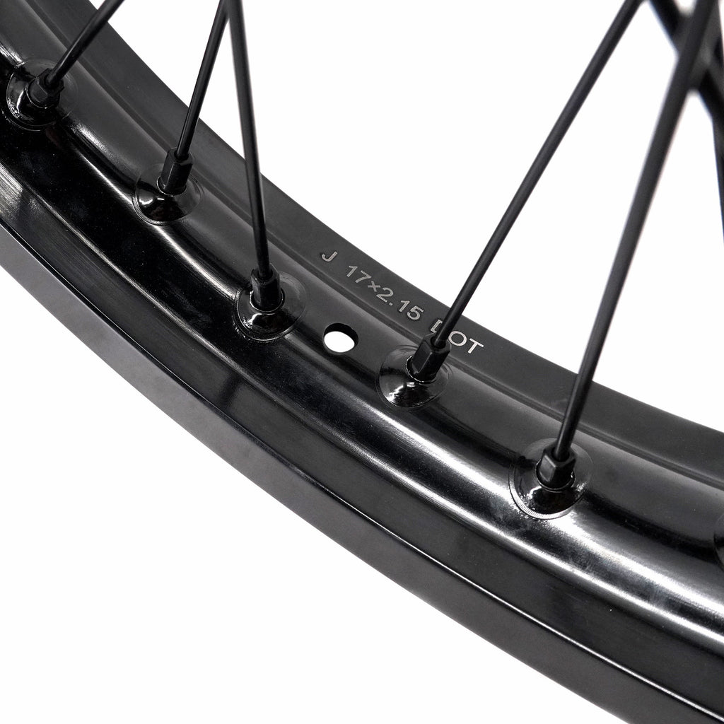 US Stock KKE 2.15*17 & 2.5*17 E-bike Wheels Rims Fit Talaria Sting MX3 / R MX4 / x3 (xXx) All Black KKE Racing