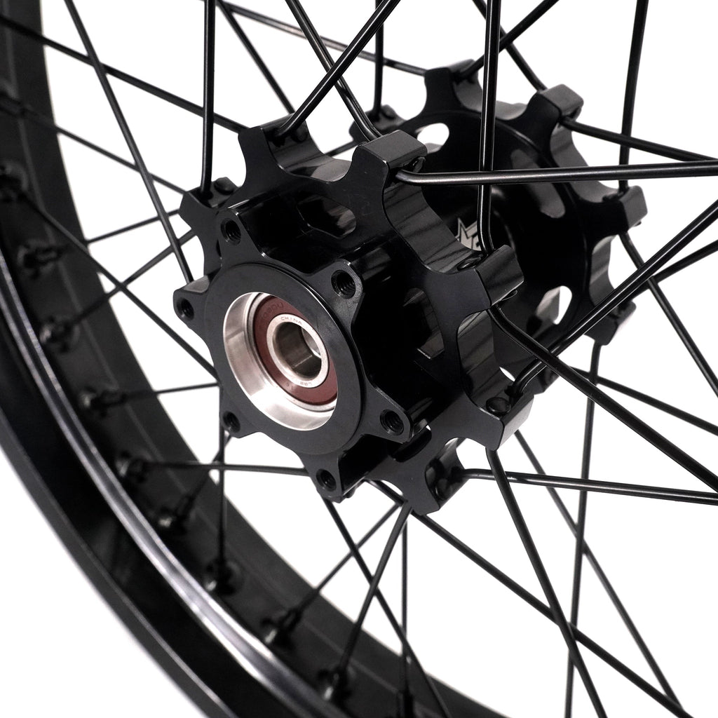 US Stock KKE 2.15*17 & 2.5*17 E-bike Wheels Rims Fit Talaria Sting MX3 / R MX4 / x3 (xXx) All Black KKE Racing