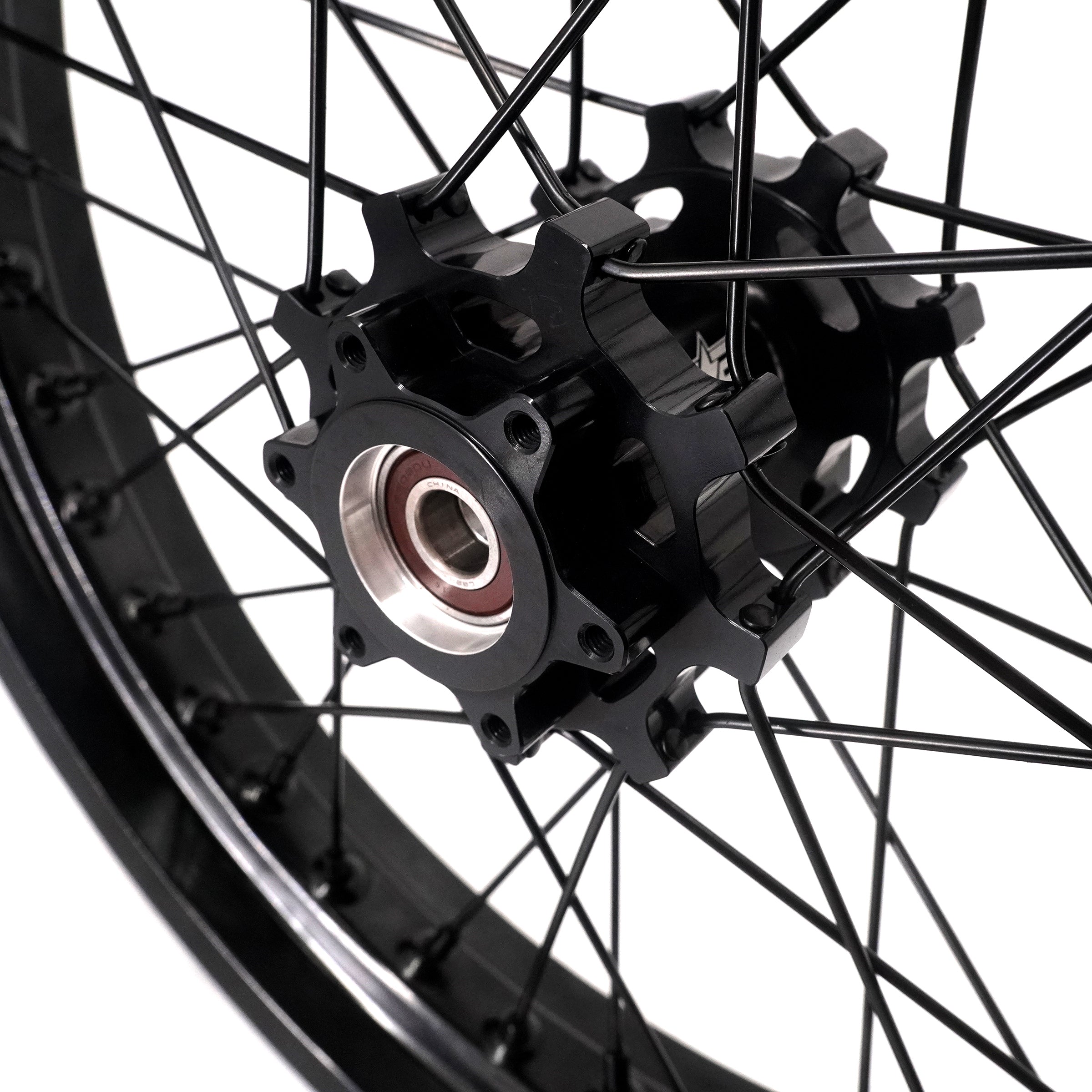 US Stock KKE 2.15*17 & 2.5*17 E-bike Wheels Rims Fit Talaria Sting MX3 / R MX4 / x3 (xXx) All Black KKE Racing