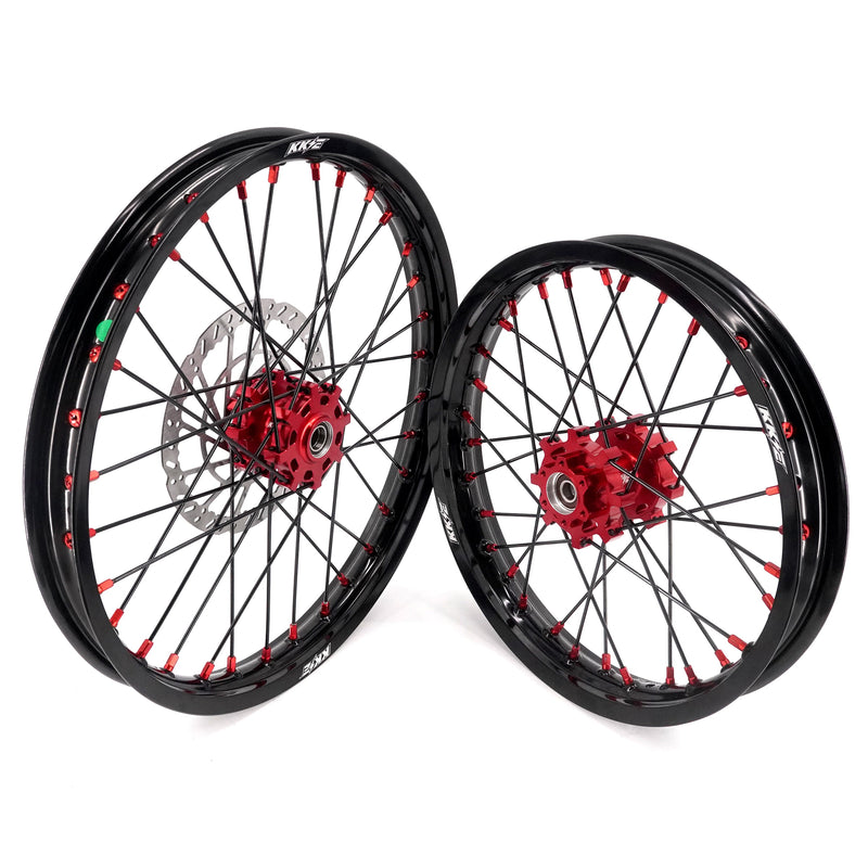 US Stock KKE 1.6*19" & 1.85*16" New Style E-bike Wheels Rim For SurRon Light Bee-X 2019-2025 Red Nipples KKE Racing