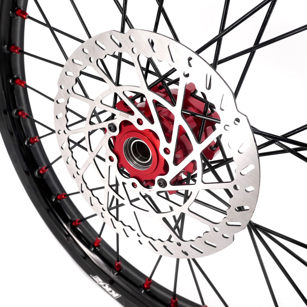 US Stock KKE 1.6*19" & 1.85*16" New Style E-bike Wheels Rim For SurRon Light Bee-X 2019-2025 Red Nipples KKE Racing