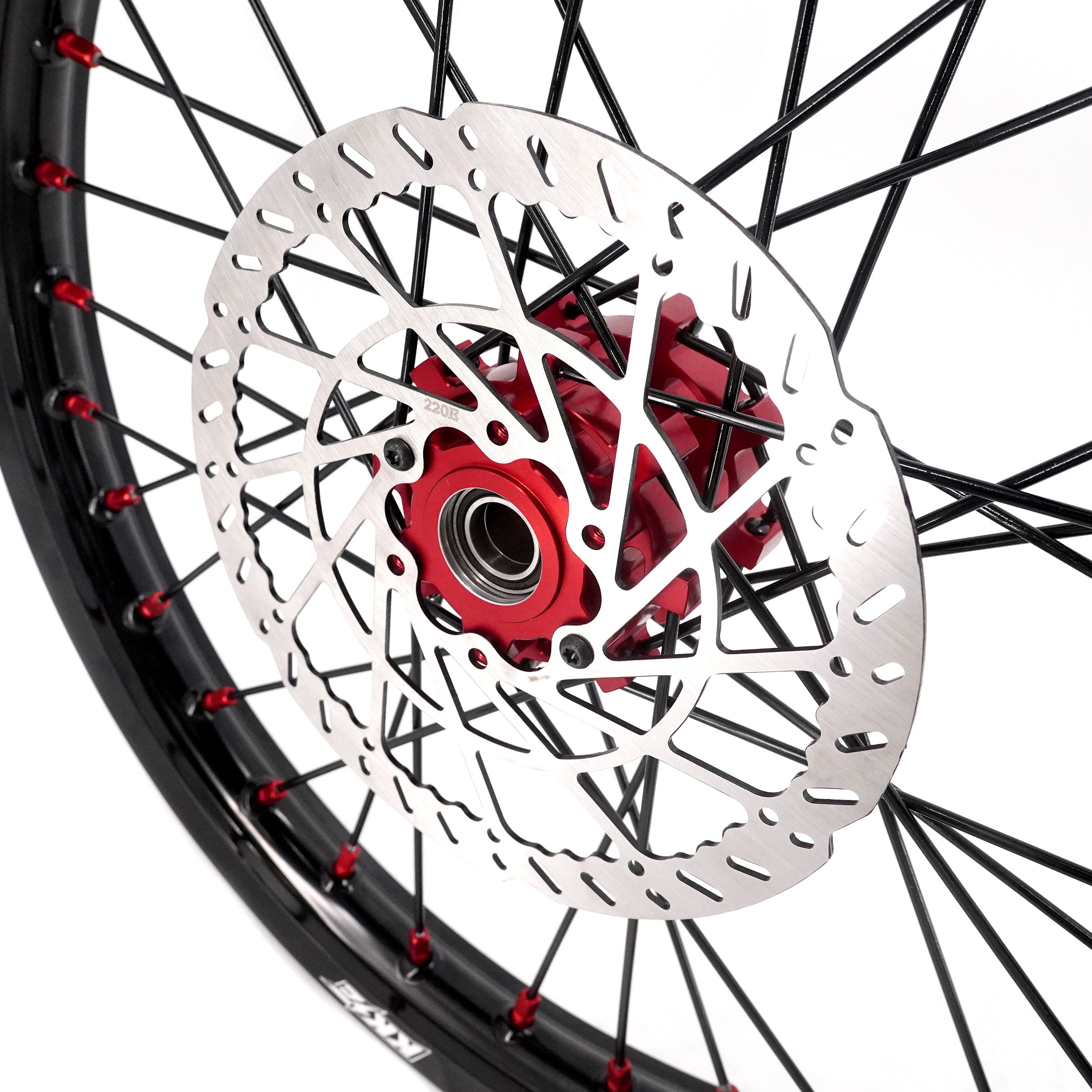 US Stock KKE 1.6*19" & 1.85*16" New Style E-bike Wheels Rim For SurRon Light Bee-X 2019-2025 Red Nipples KKE Racing