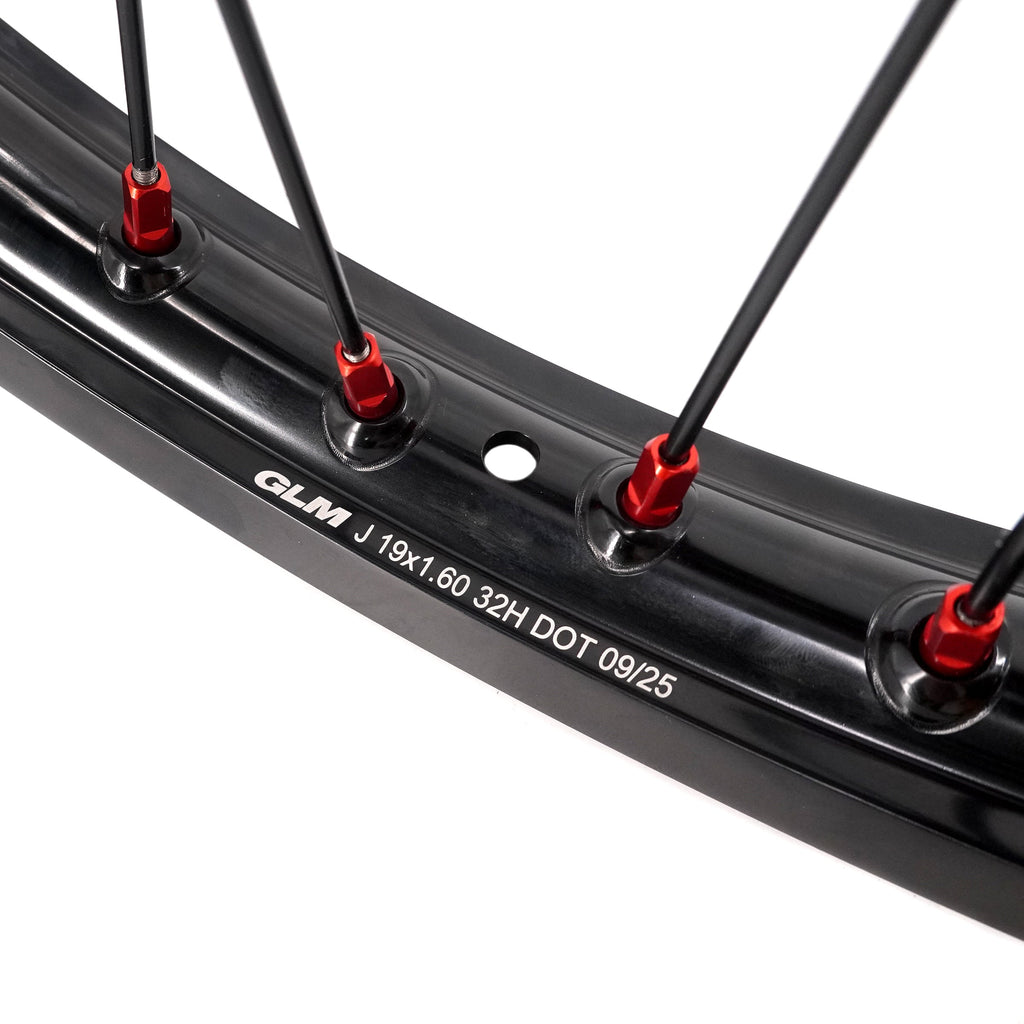 US Stock KKE 1.6*19" & 1.85*16" New Style E-bike Wheels Rim For SurRon Light Bee-X 2019-2025 Red Nipples KKE Racing
