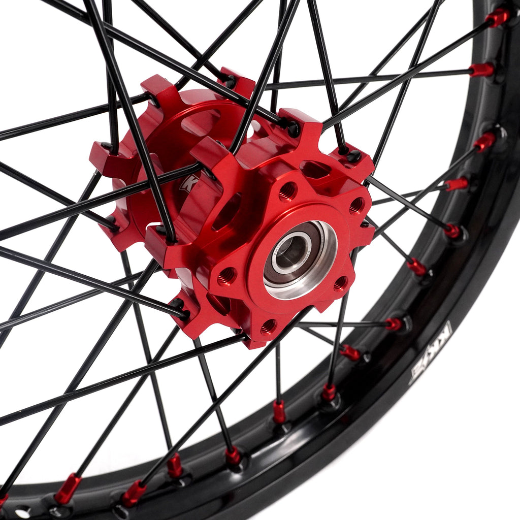 US Stock KKE 1.6*19" & 1.85*16" New Style E-bike Wheels Rim For SurRon Light Bee-X 2019-2025 Red Nipples KKE Racing