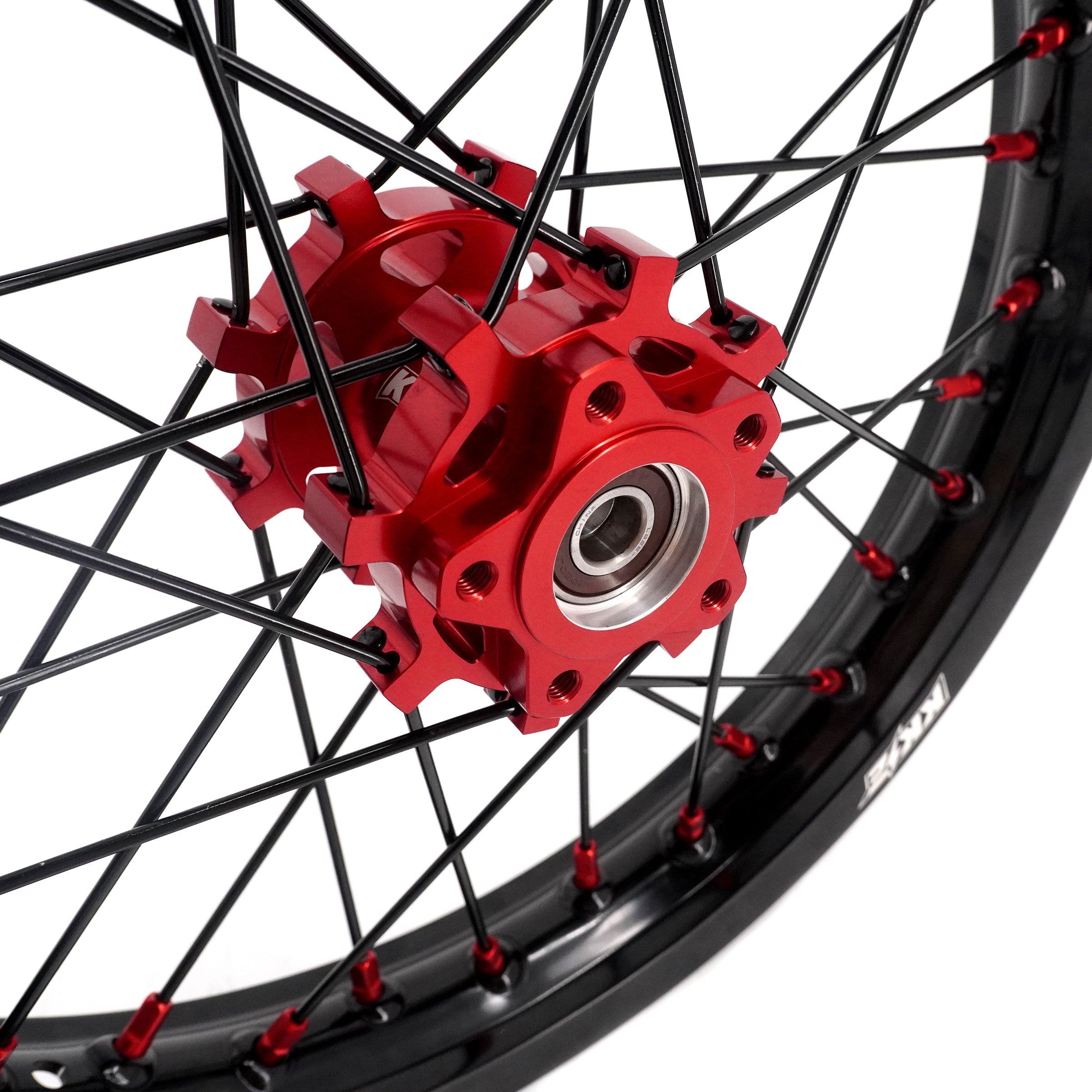 US Stock KKE 1.6*19" & 1.85*16" New Style E-bike Wheels Rim For SurRon Light Bee-X 2019-2025 Red Nipples KKE Racing