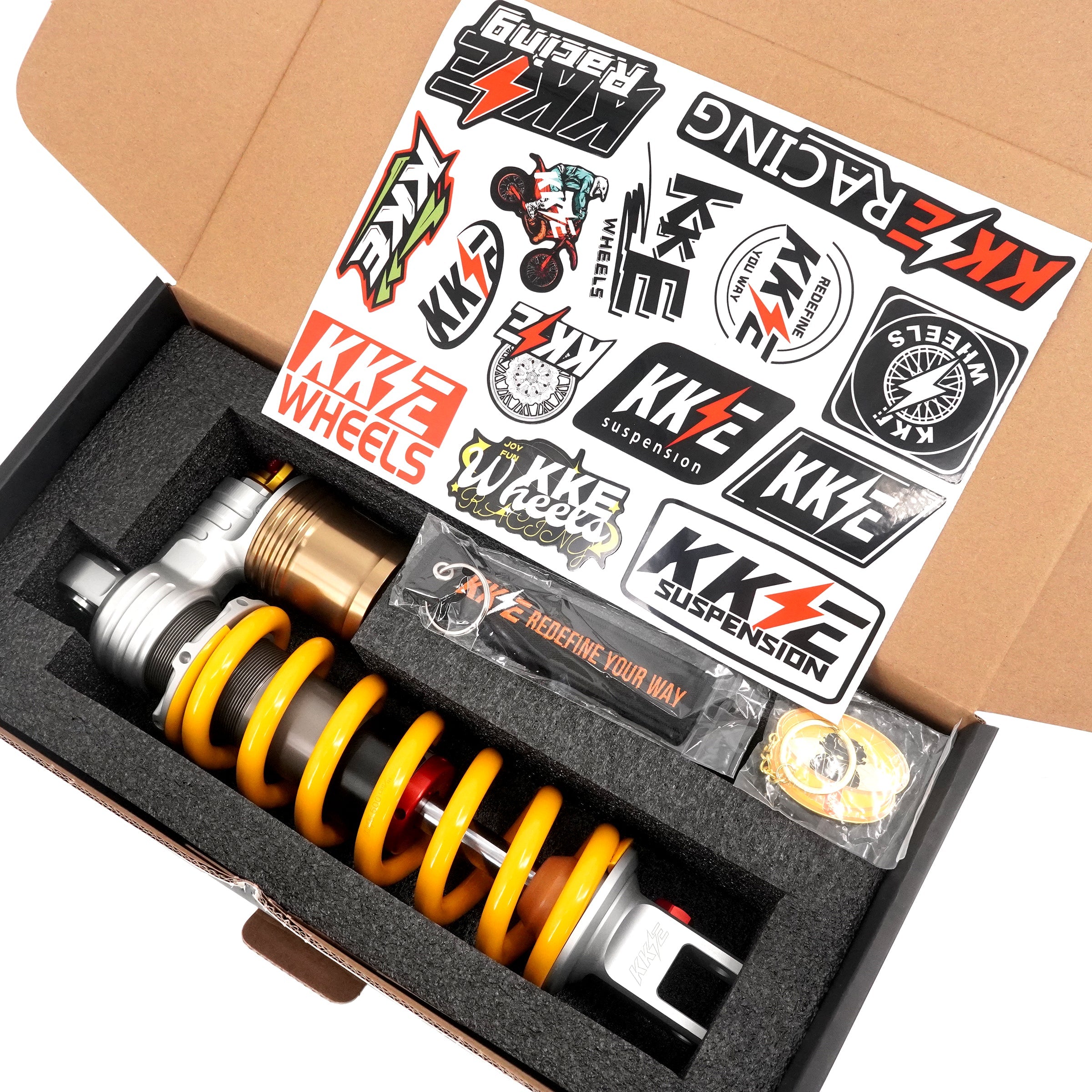 KKE Upgraded Rear Suspension Shock Spring Absorber for SurRon Ultra Bee Electric Dirt Bike in Different Color Available KKE Racing