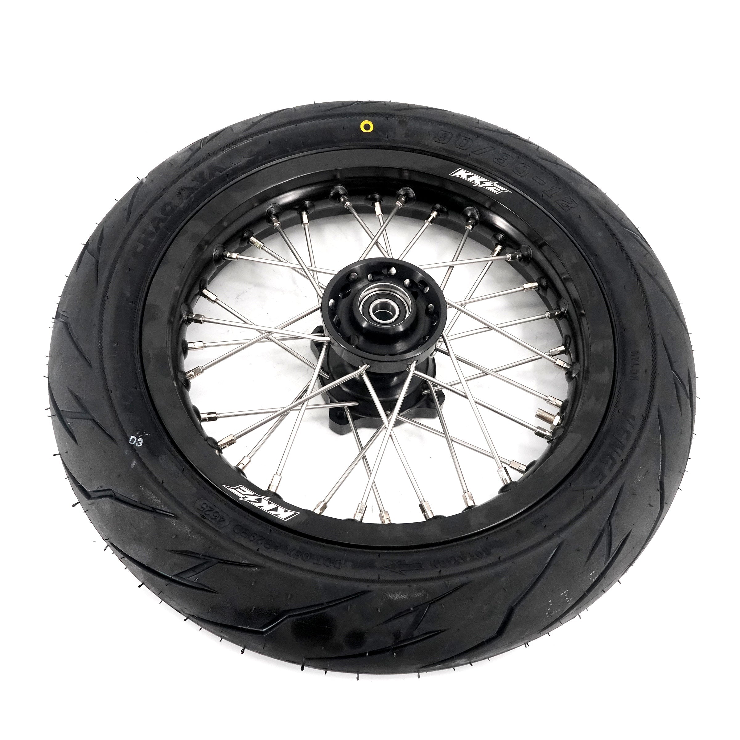 KKE 1.85*12'' & 2.15*12'' E-Bike Mini Wheels Kit with Tires Fit For Rawrr Mantis Mini 2024, Mini R/R17 2025-2026 Black KKE Racing