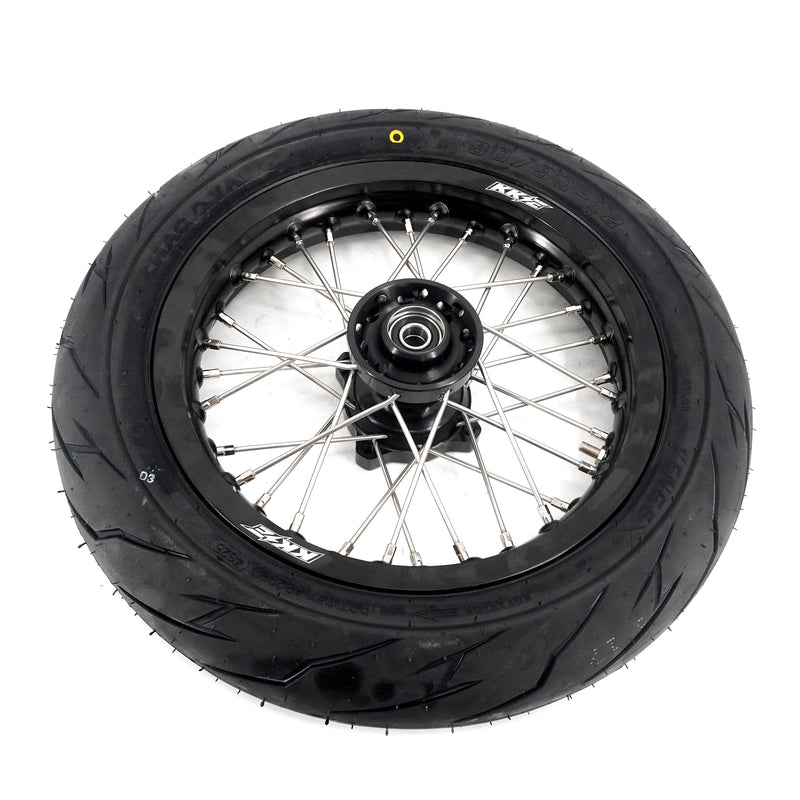 KKE 1.85*12'' & 2.15*12'' E-Bike Mini Wheels Kit with Tires Fit For Rawrr Mantis Mini 2024, Mini R/R17 2025-2026 Black KKE Racing