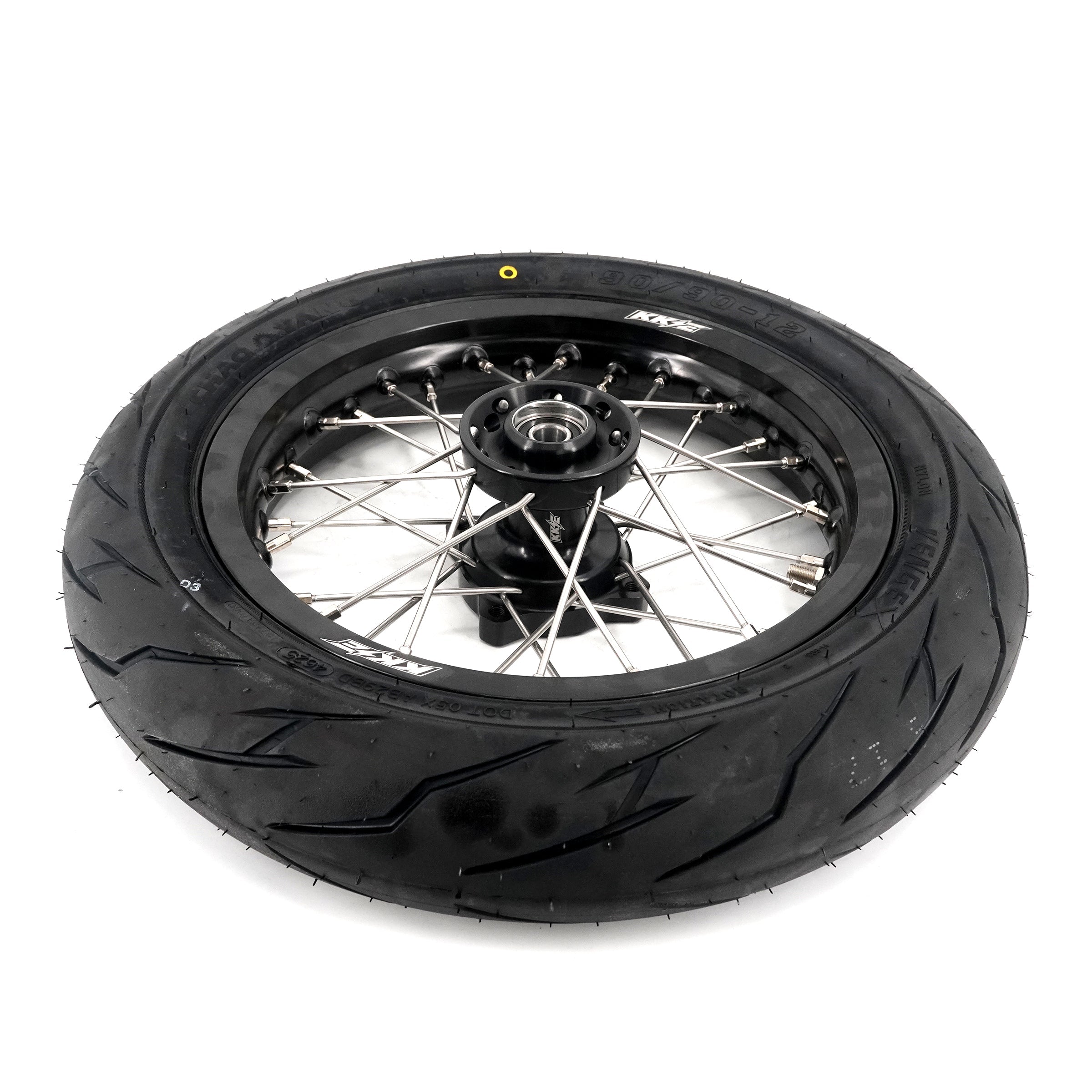 KKE 1.85*12'' & 2.15*12'' E-Bike Mini Wheels Kit with Tires Fit For Rawrr Mantis Mini 2024, Mini R/R17 2025-2026 Black KKE Racing