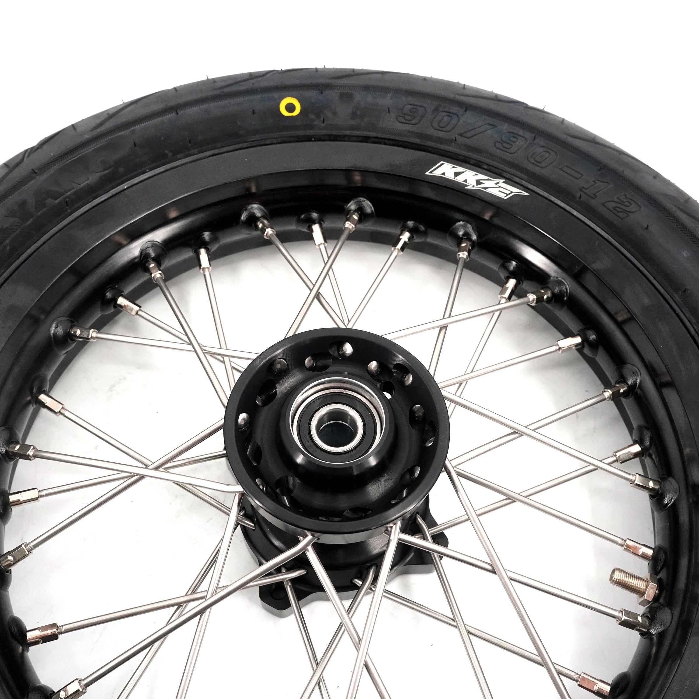 KKE 1.85*12'' & 2.15*12'' E-Bike Mini Wheels Kit with Tires Fit For Rawrr Mantis Mini 2024, Mini R/R17 2025-2026 Black KKE Racing
