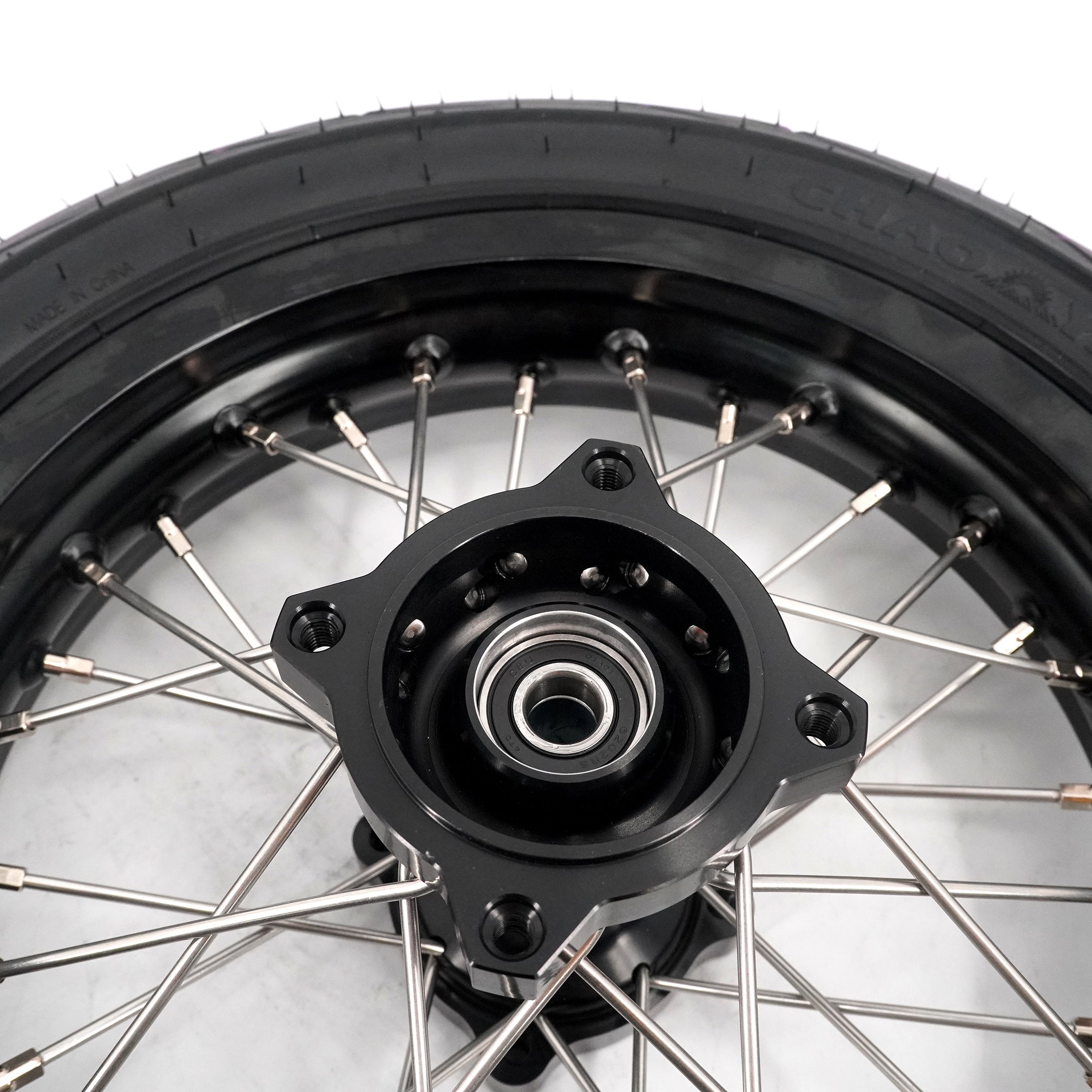 KKE 1.85*12'' & 2.15*12'' E-Bike Mini Wheels Kit with Tires Fit For Rawrr Mantis Mini 2024, Mini R/R17 2025-2026 Black KKE Racing