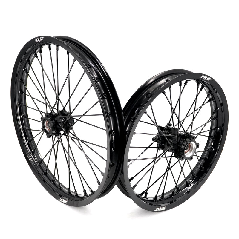 US Stock KKE 1.6*19" & 1.85*16" E-Moto Wheels Rims Fit E-Ride PRO-SS 3.0/ E-Ride PRO SR Black KKE Racing