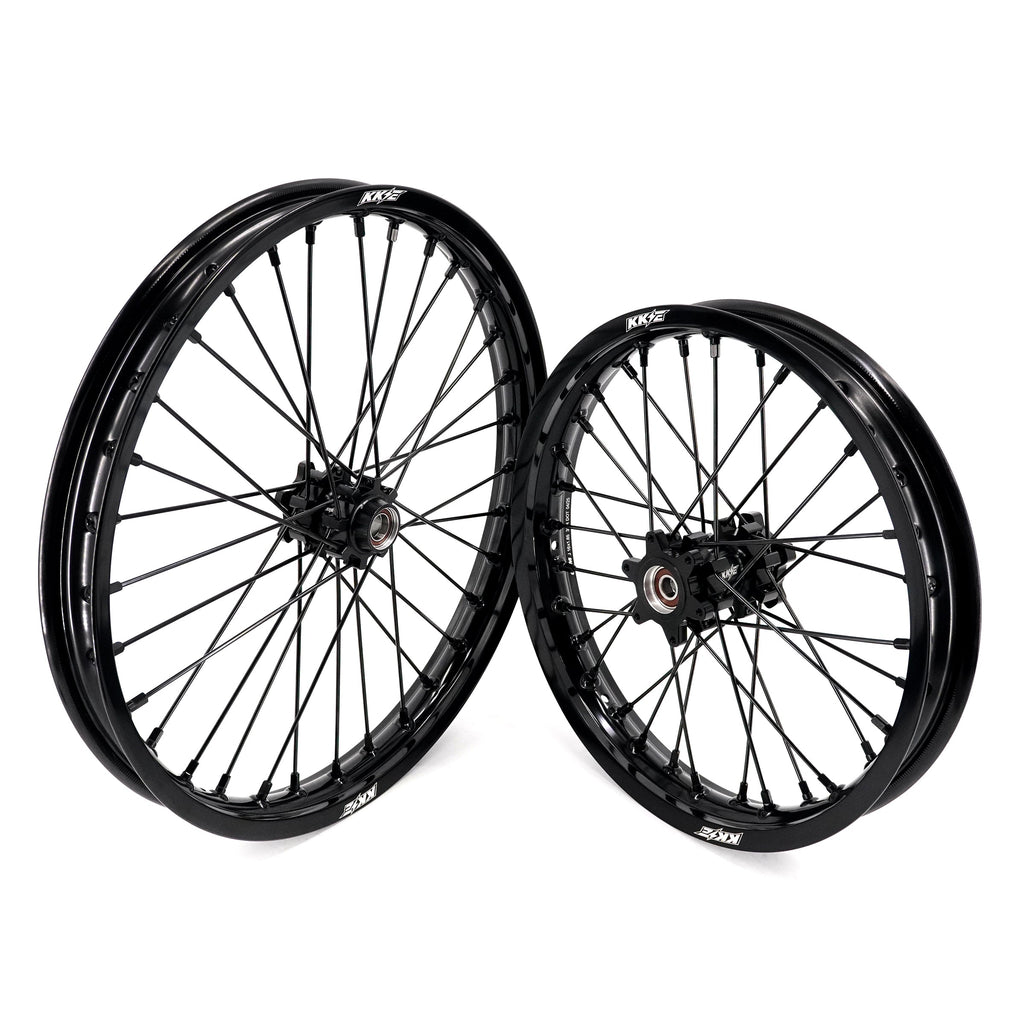 US Stock KKE 1.6*19" & 1.85*16" E-Moto Wheels Rims Fit E-Ride PRO-SS 3.0/ E-Ride PRO SR Black KKE Racing