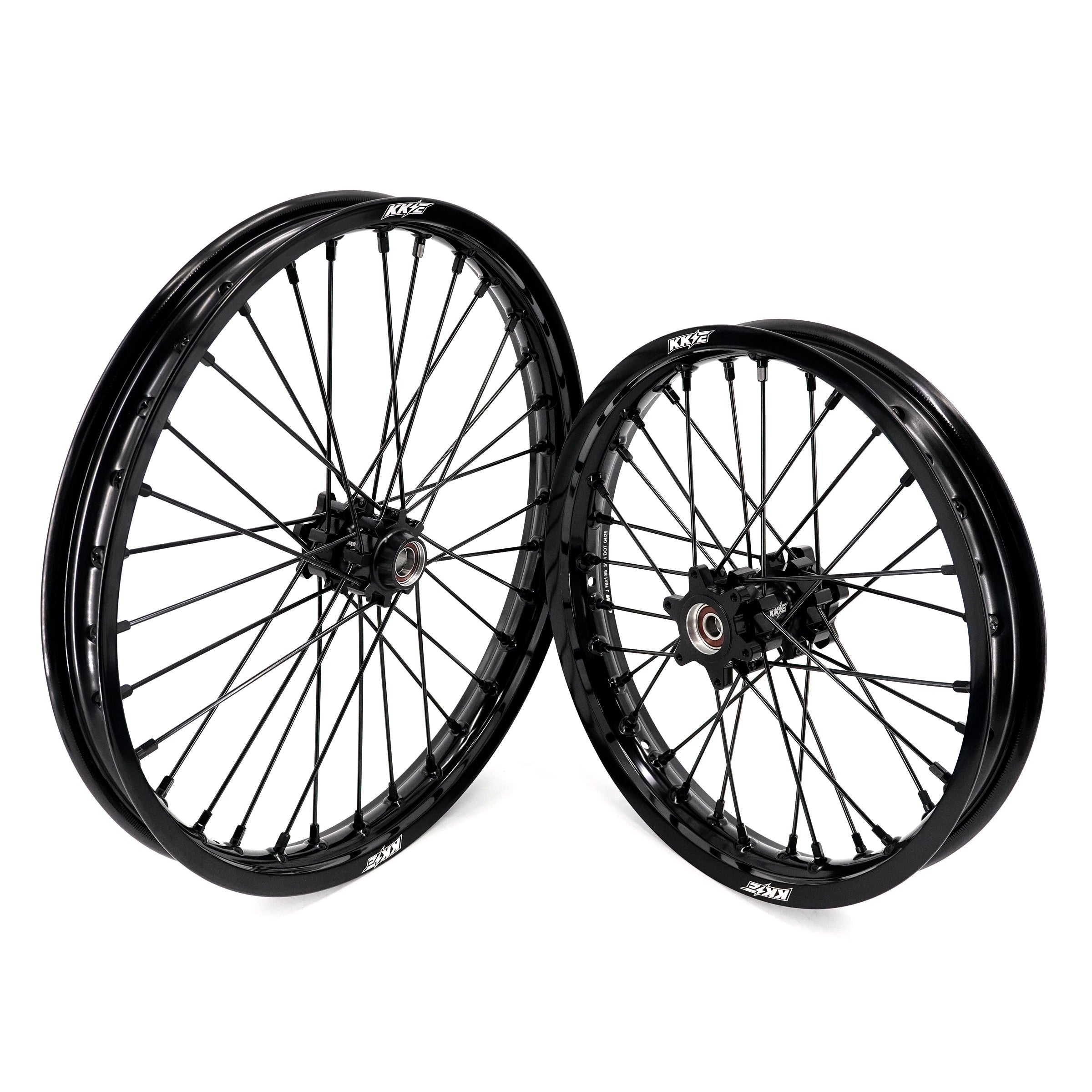 US Stock KKE 1.6*19" & 1.85*16" E-Moto Wheels Rims Fit E-Ride PRO-SS 3.0/ E-Ride PRO SR Black KKE Racing