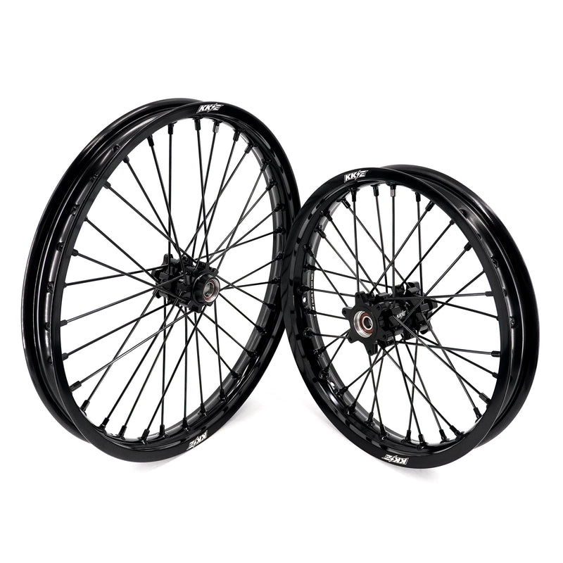 US Stock KKE 1.6*19" & 1.85*16" E-Moto Wheels Rims Fit E-Ride PRO-SS 3.0/ E-Ride PRO SR Black KKE Racing