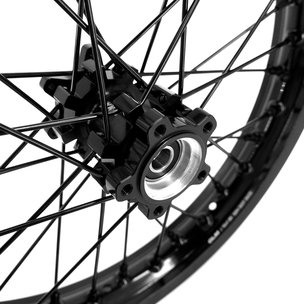 US Stock KKE 1.6*19" & 1.85*16" E-Moto Wheels Rims Fit E-Ride PRO-SS 3.0/ E-Ride PRO SR Black KKE Racing