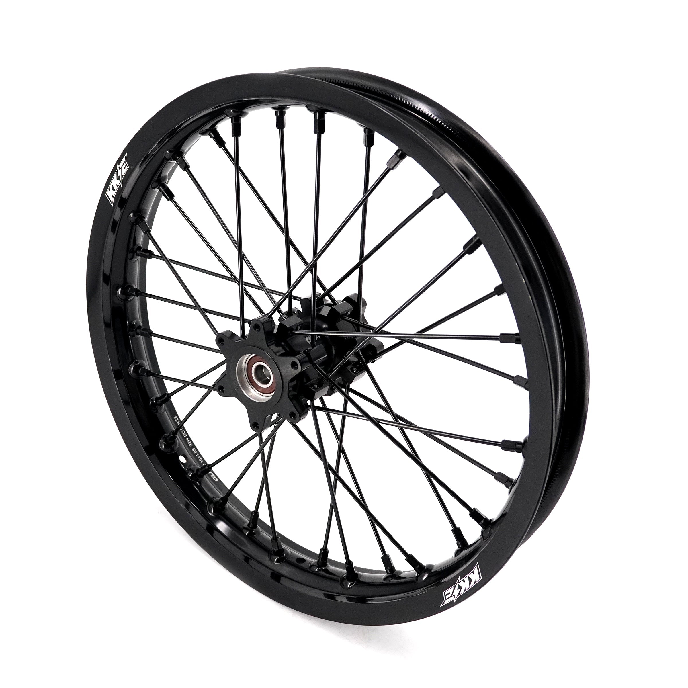 US Stock KKE 1.6*19" & 1.85*16" E-Moto Wheels Rims Fit E-Ride PRO-SS 3.0/ E-Ride PRO SR Black KKE Racing